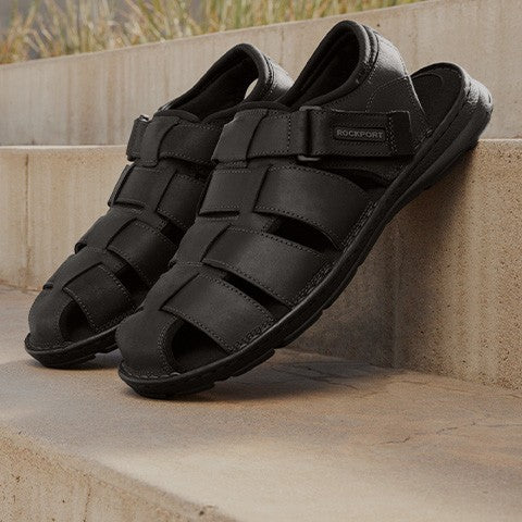 mens dress sandals Men's 44390 Formal Slip On Closed Toe Fisherman Dress Sandals Summer Shoes main image 1