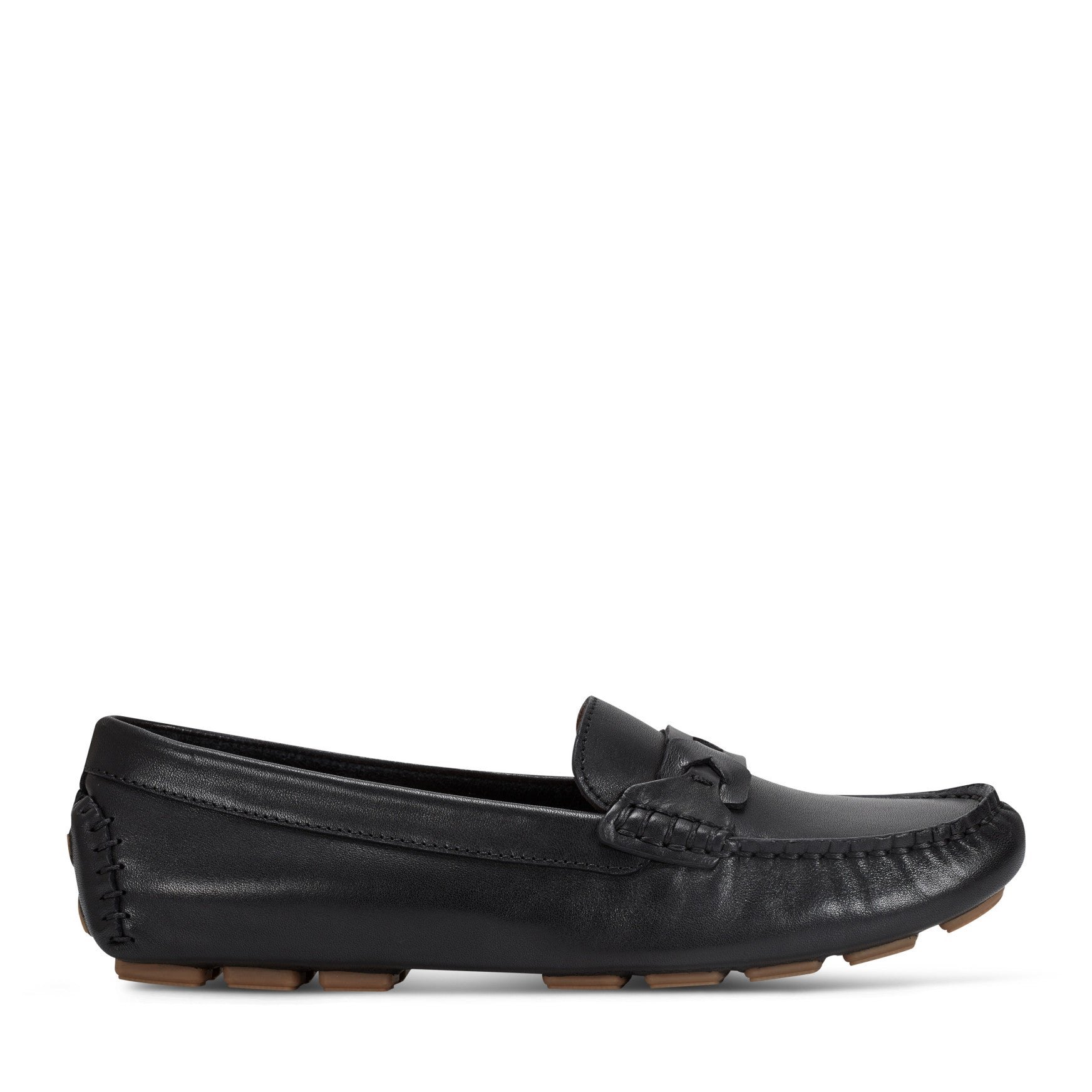 ?Men\'s Dahila Black Slip-On Comfortable Round Toe Non Slip Fashion Loafers Amazon.com | Mens Loafers Shoe Round Toe Leather Driving  main image 3