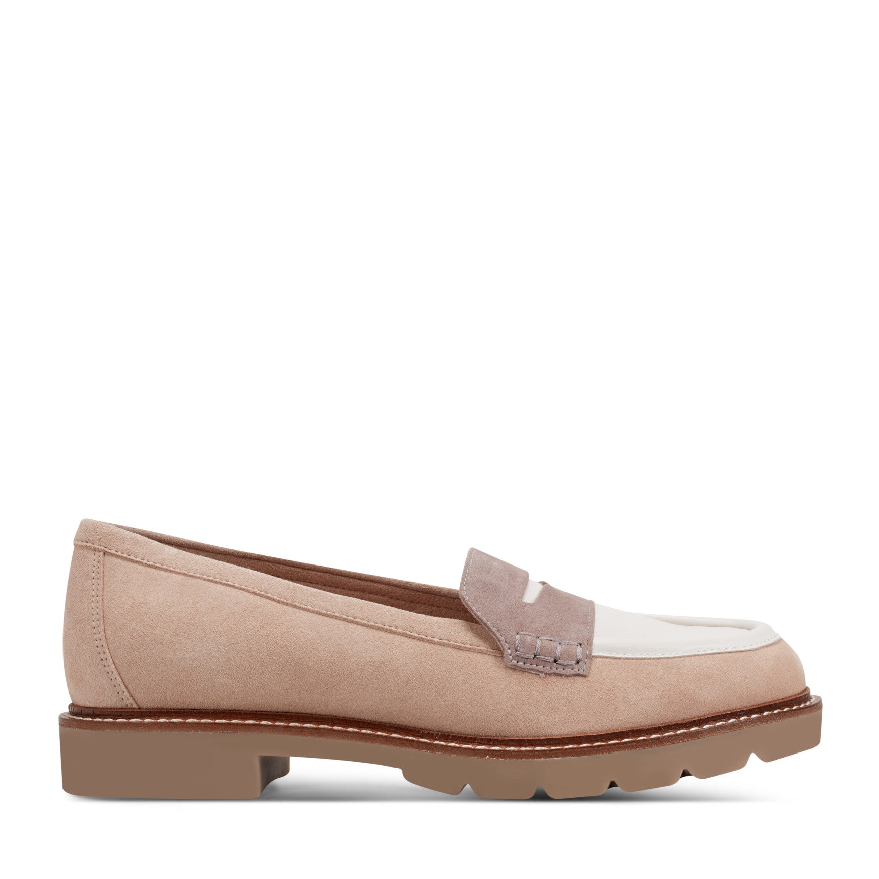 Rockport Cream Leather Slip-On Penny Loafers- 12W Amazon.com | Rockport Men main image 4