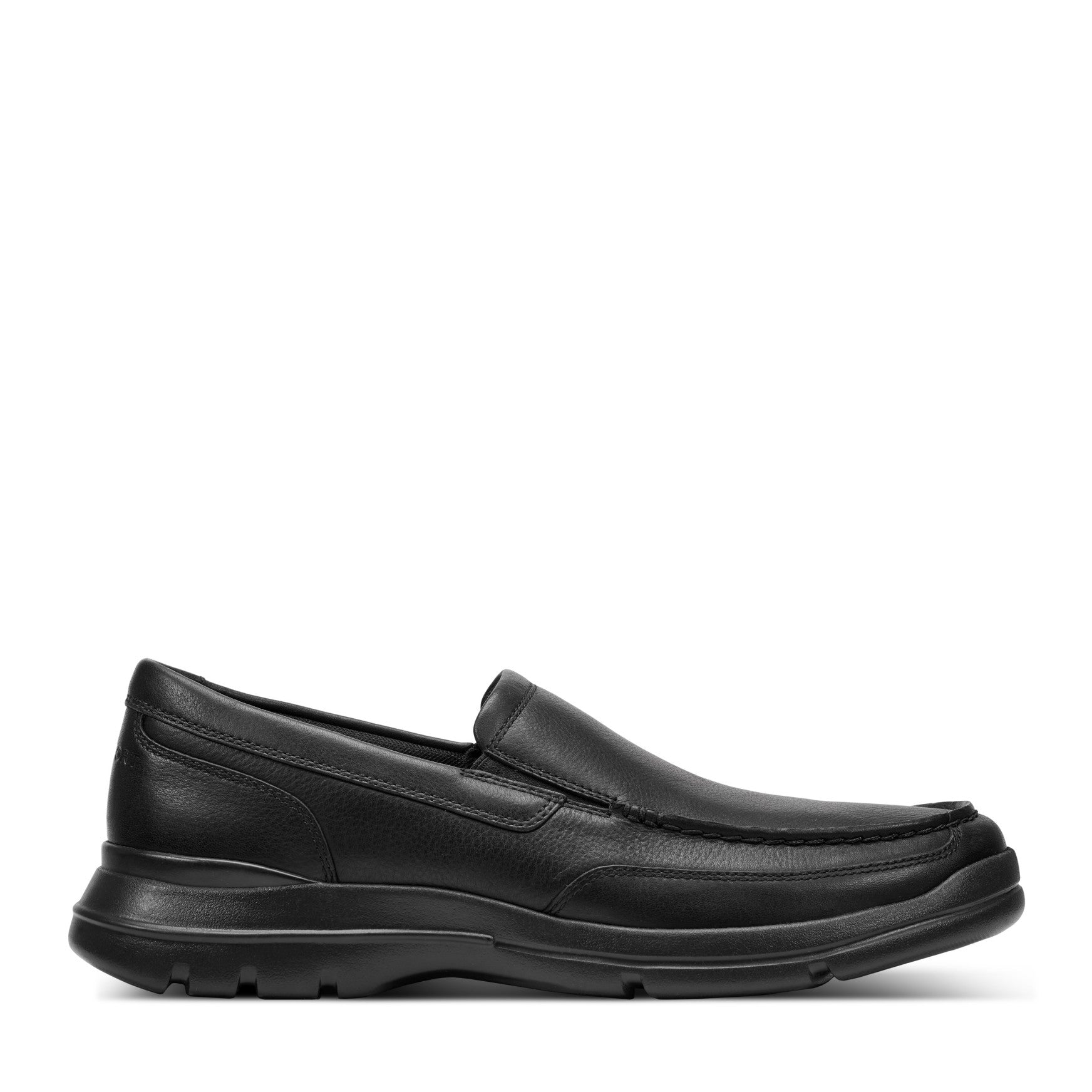 Stfuぺージ Men's Junction Point Slip-Ons - Black Leather | Rockport