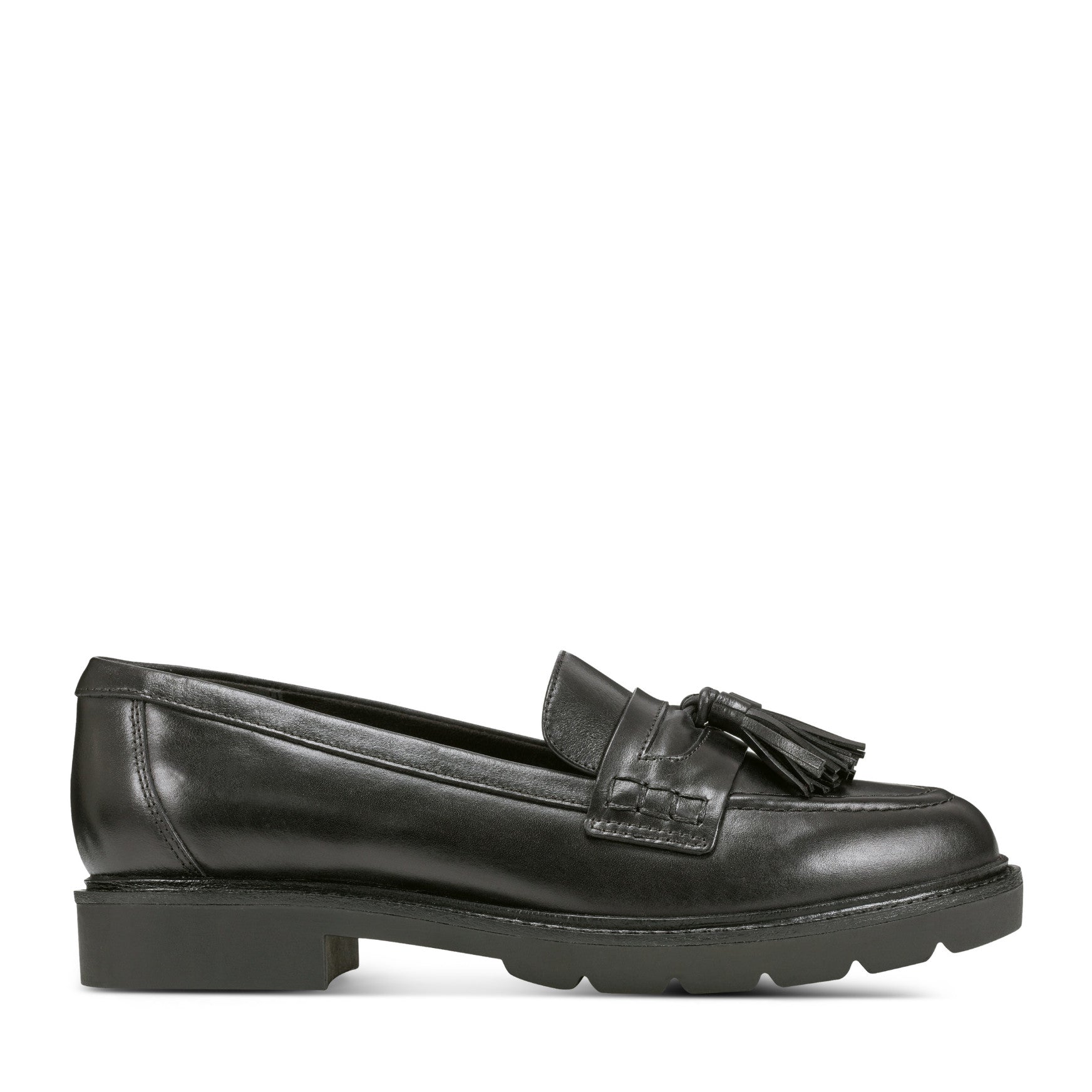 Women's Kiara Tassel Loafers - Black Leather Women's Kiara Tassel Loafers - Black Leather