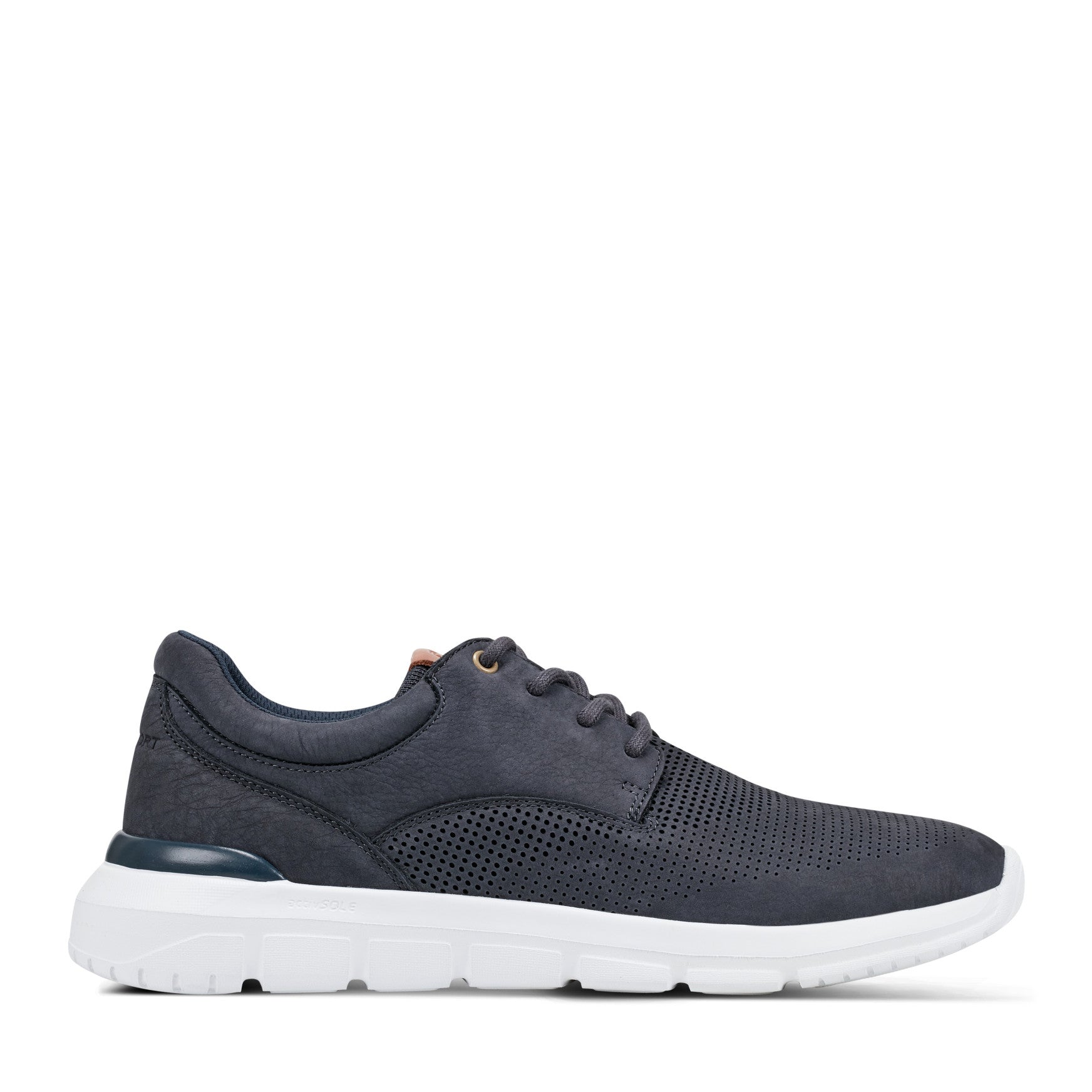 yummy ページ 23.5cm/36 Men's Jaimie Lace-up Sneakers - Dark Blue Leather | Rockport