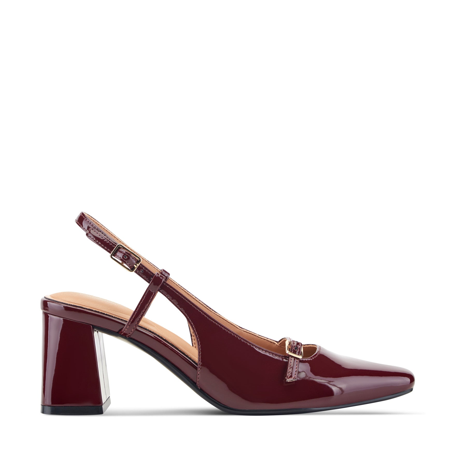 ハイドロ　イタリアンダンプ　ポリッシュ Women's Total Motion Darby Pumps - Dark Red Patent | Rockport