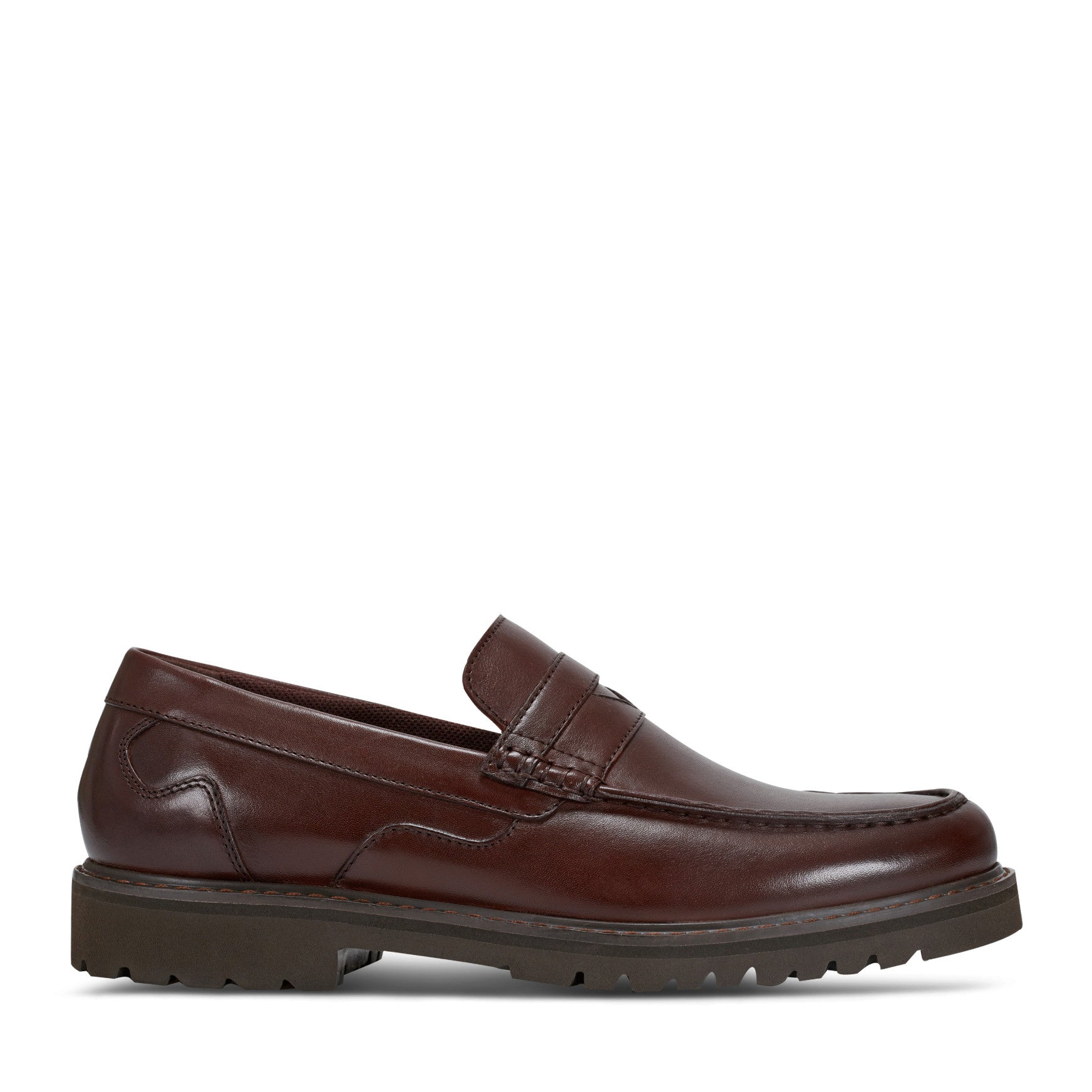 Men's Maverick Penny Loafers - Dark Brown Leather Men's Maverick Penny Loafers - Dark Brown Leather