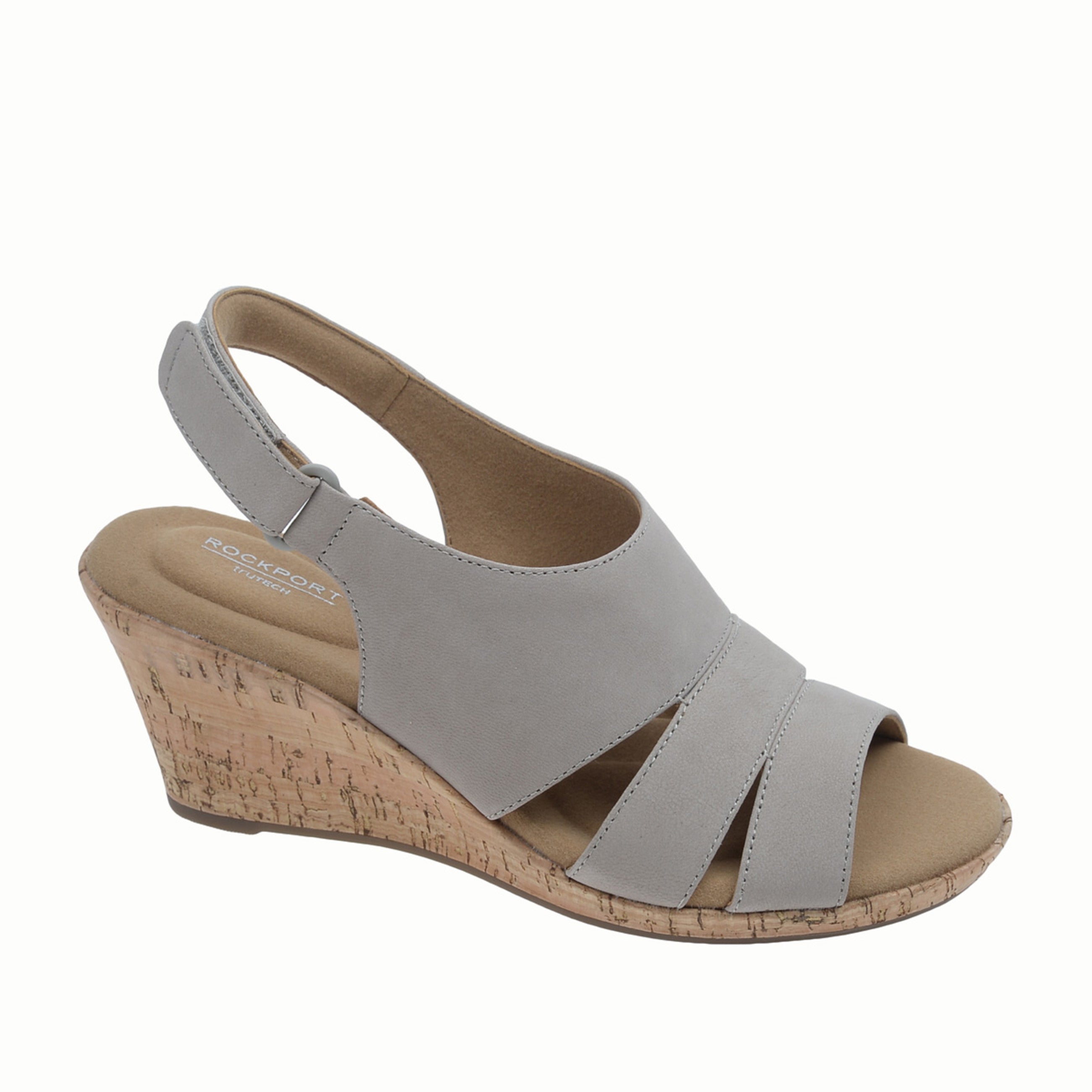 Women's Briah Slingback Sandal Taupe Rockport
