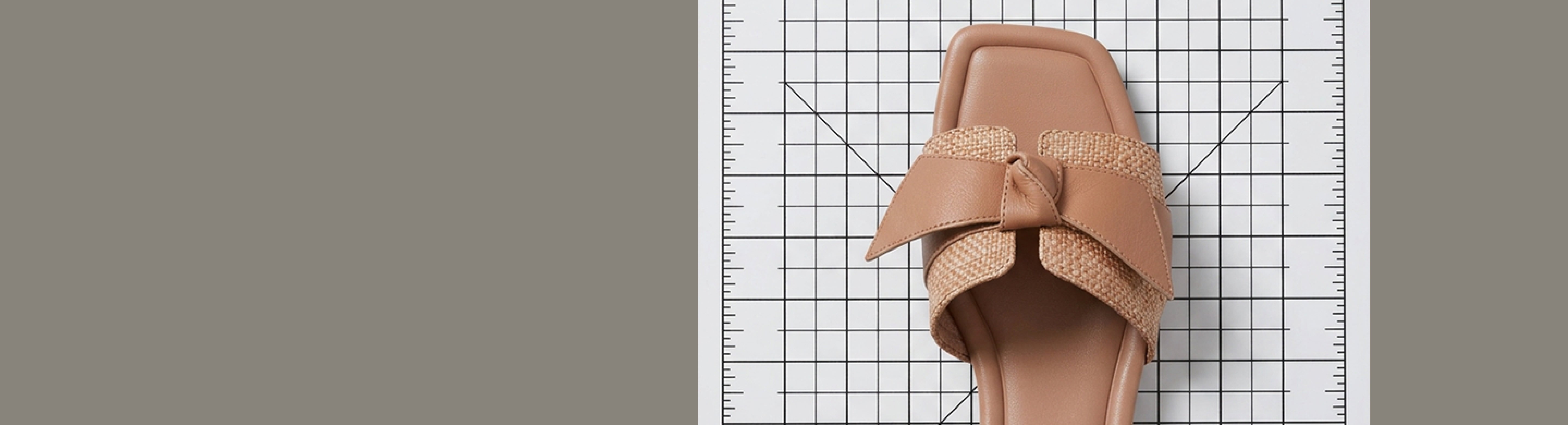 Editorial banner featuring women's extended fit collection style