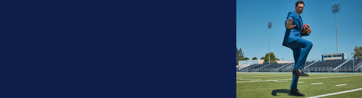 Editorial banner featuring Matt Leinart Collection