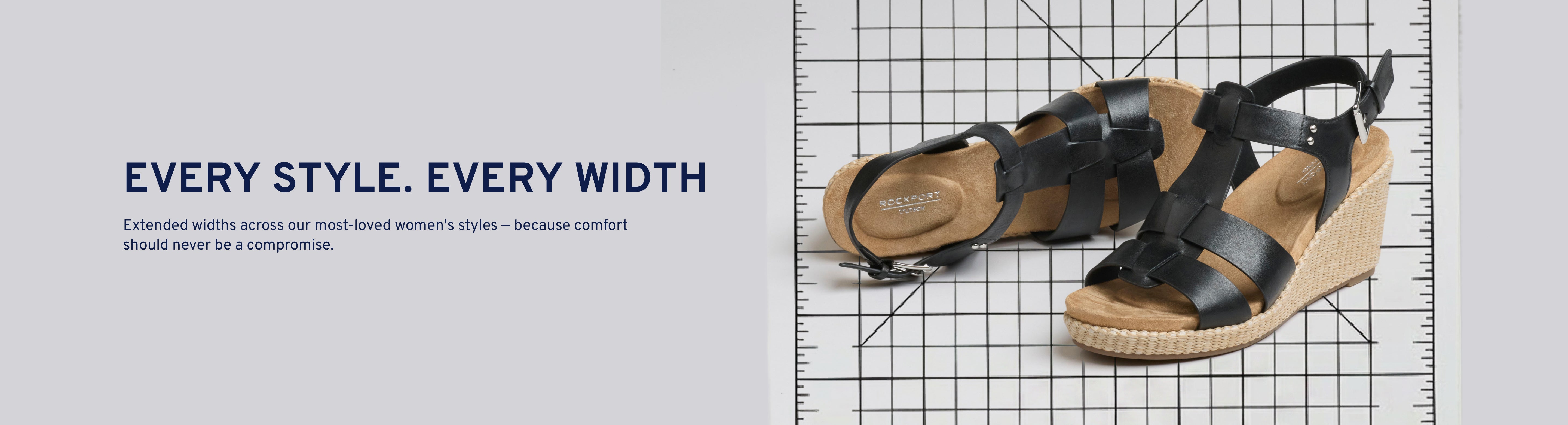 Editorial banner featuring women's extended sizes