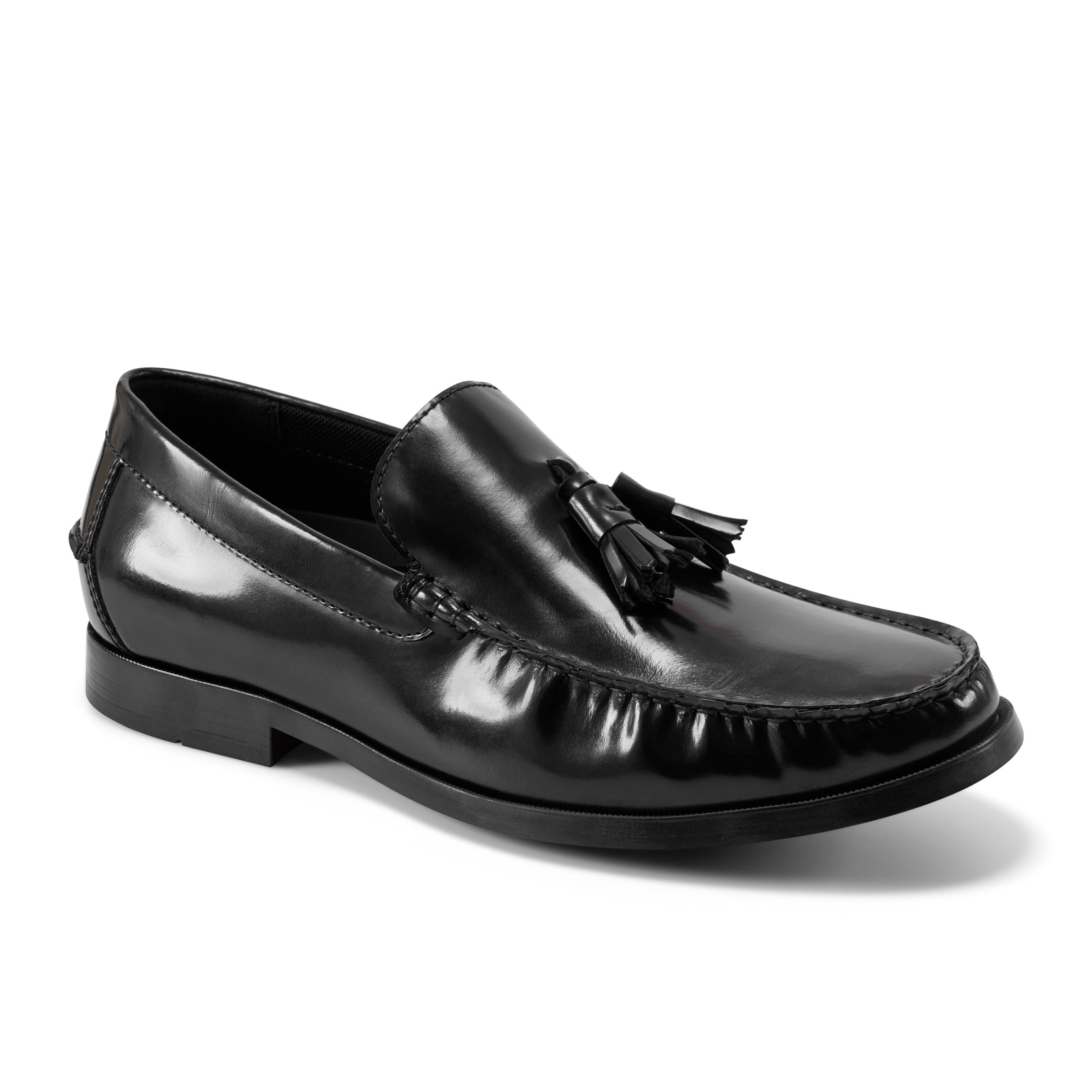 Men's Whitlaw Slip-on Tassel Dress Loafers Black Rockport