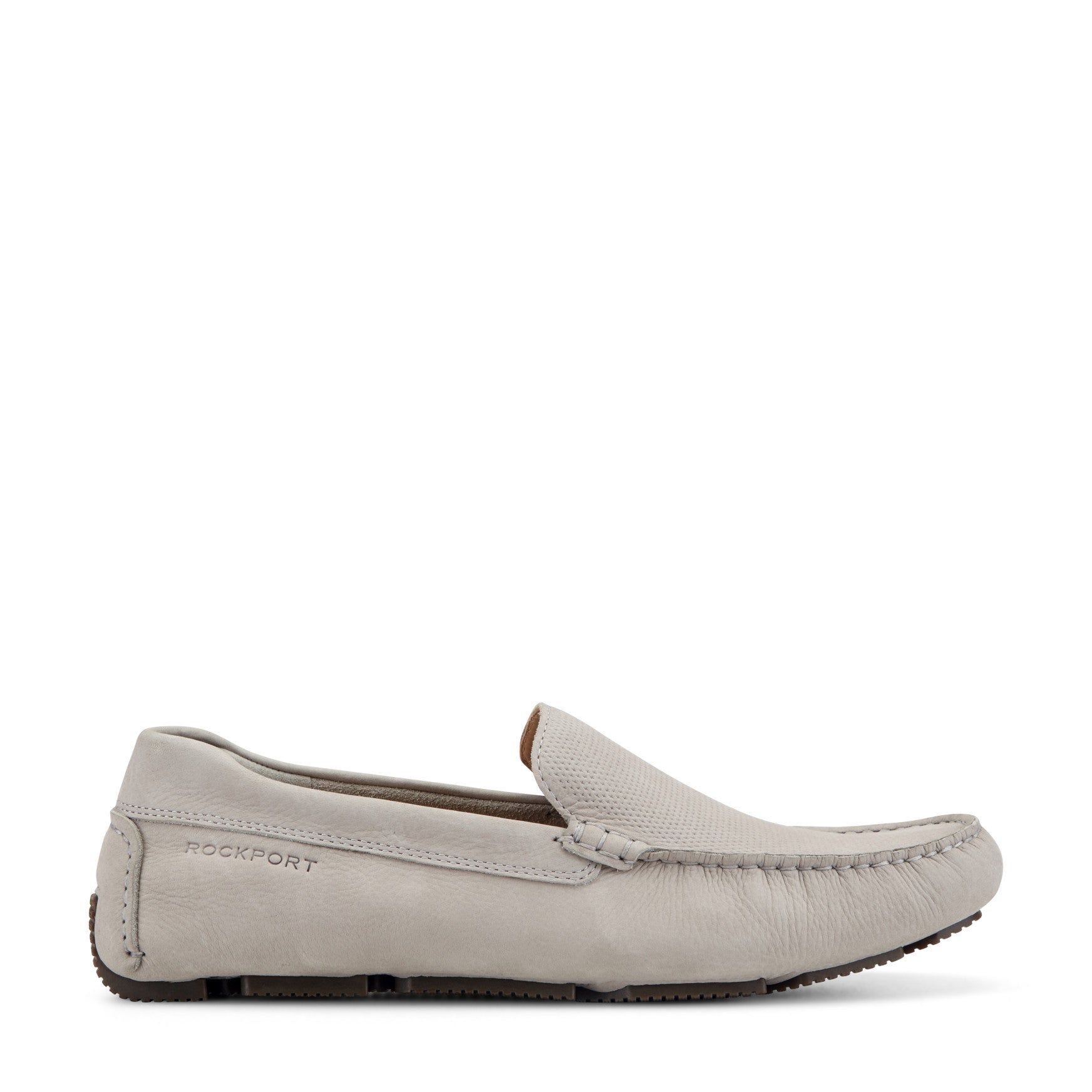 〽️Closed Toe Loafers Sneakers Men\'s Taupe Leather Slip On Warm Comfortable close main image 2