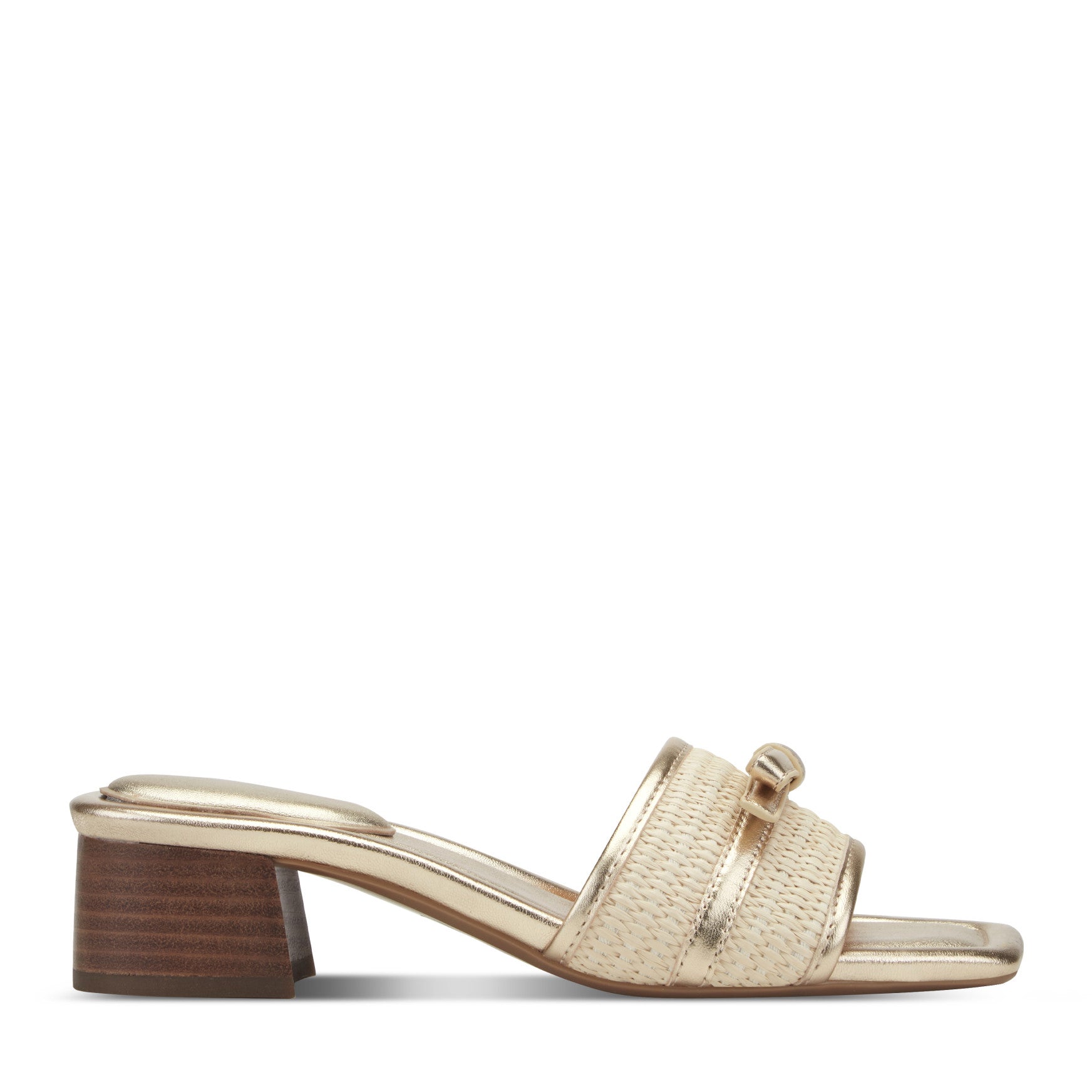 clariceさま Women's Clarice Slip-On Sandals - Gold Leather | Rockport