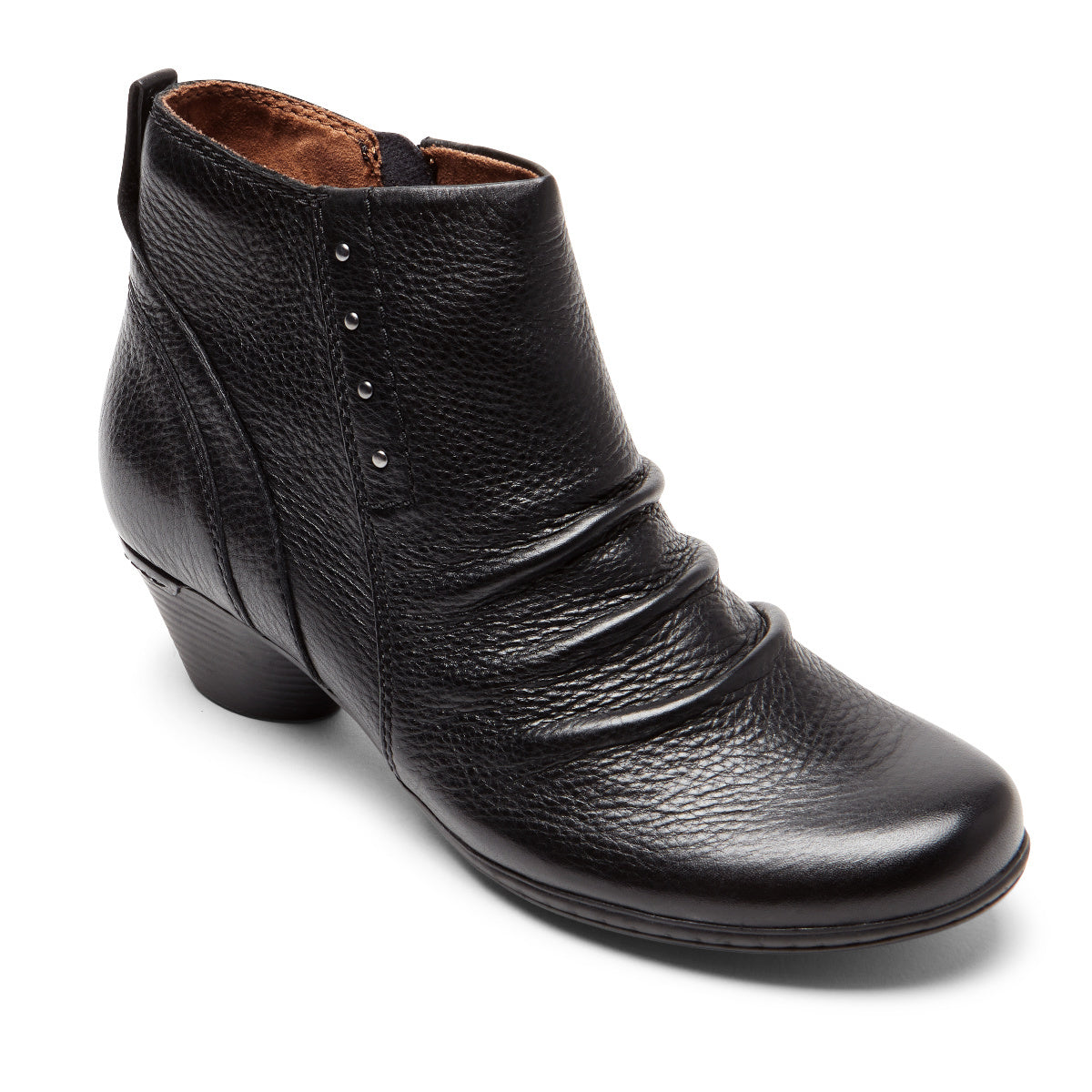 Womenâs Cobb Hill Laurel Riveted Bootie â Rockport