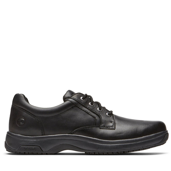 Men's 8000 Service Plain Toe Oxford - Black Leather | Rockport