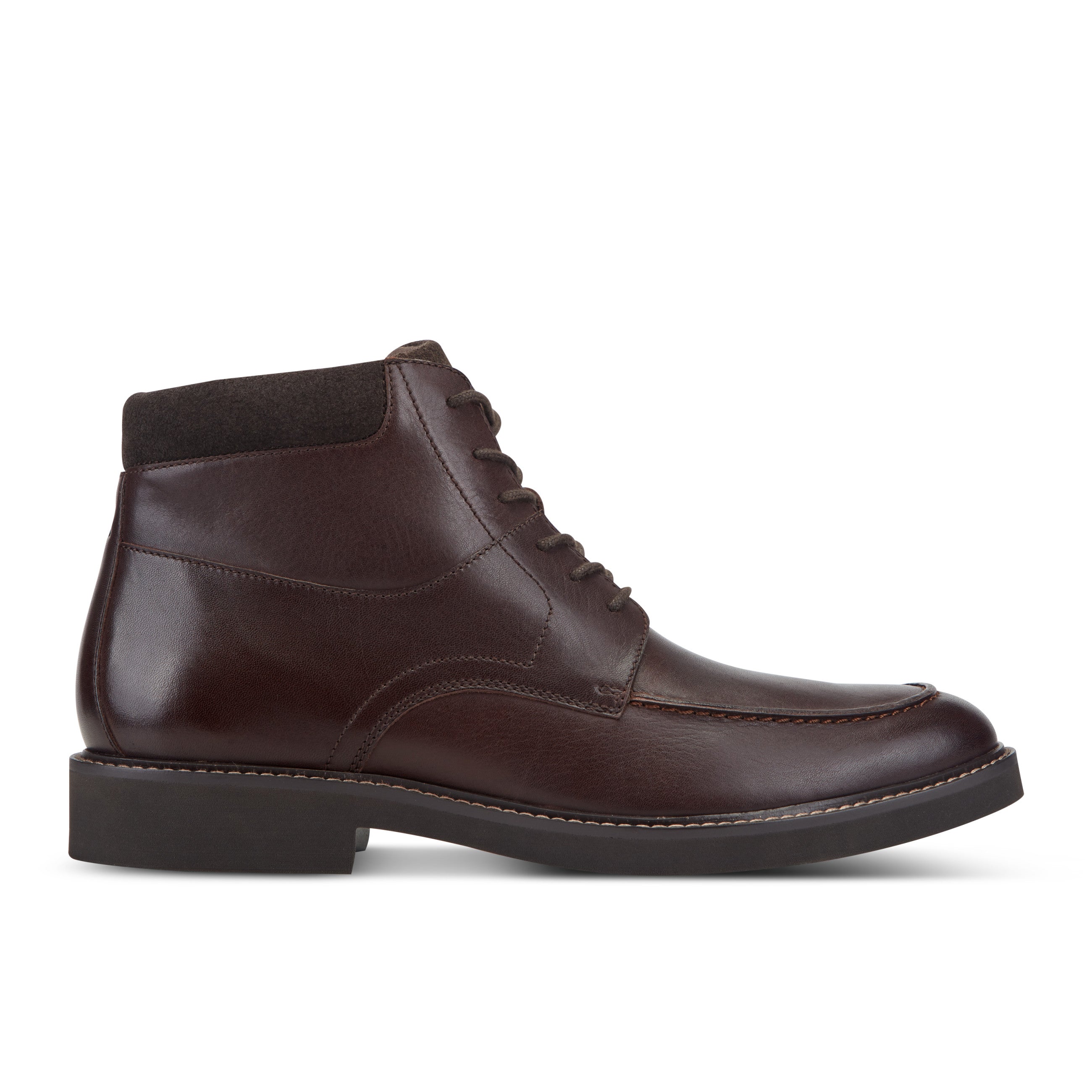 Men's Macklin Moc Toe Lace-Up Leather Boots