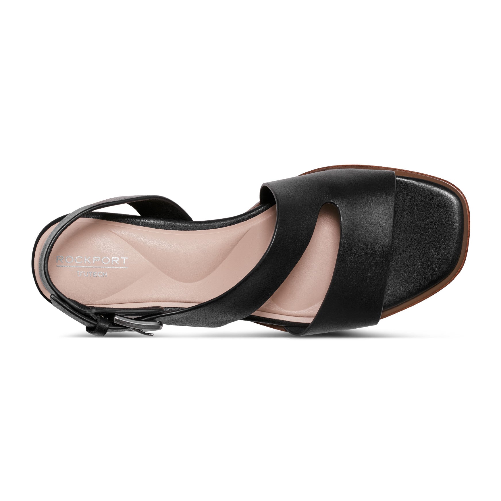 Women's Hennly Block Heel Square Toe Dress Sandals - Black | Rockport Women's Hennly Block Heel Square Toe Dress Sandals - Black | Rockport