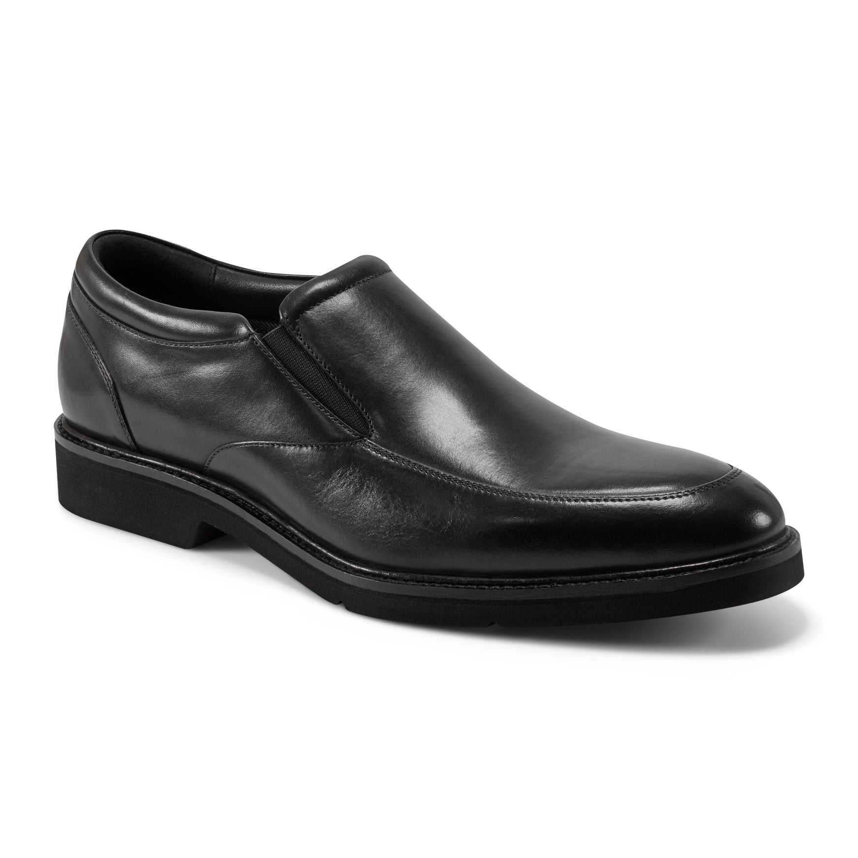 Men's Folton Almond Toe Slip-Ons - Black Men's Folton Almond Toe Slip-Ons - Black