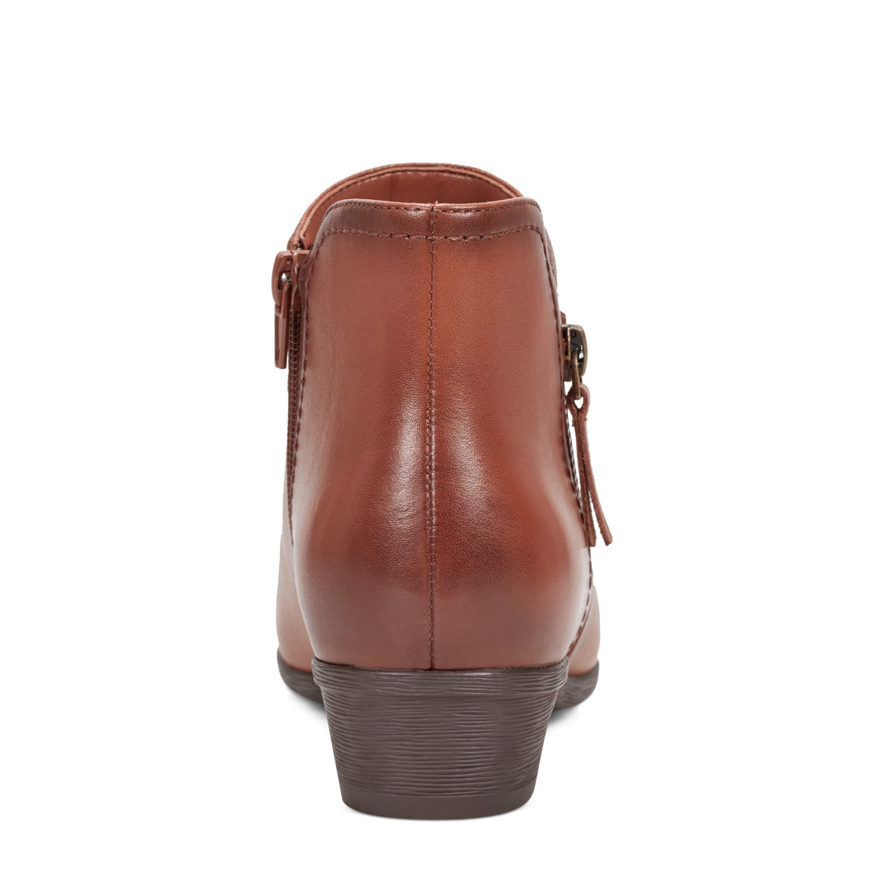 Women's Carly Side Zip Casual Ankle Booties - Medium Natural