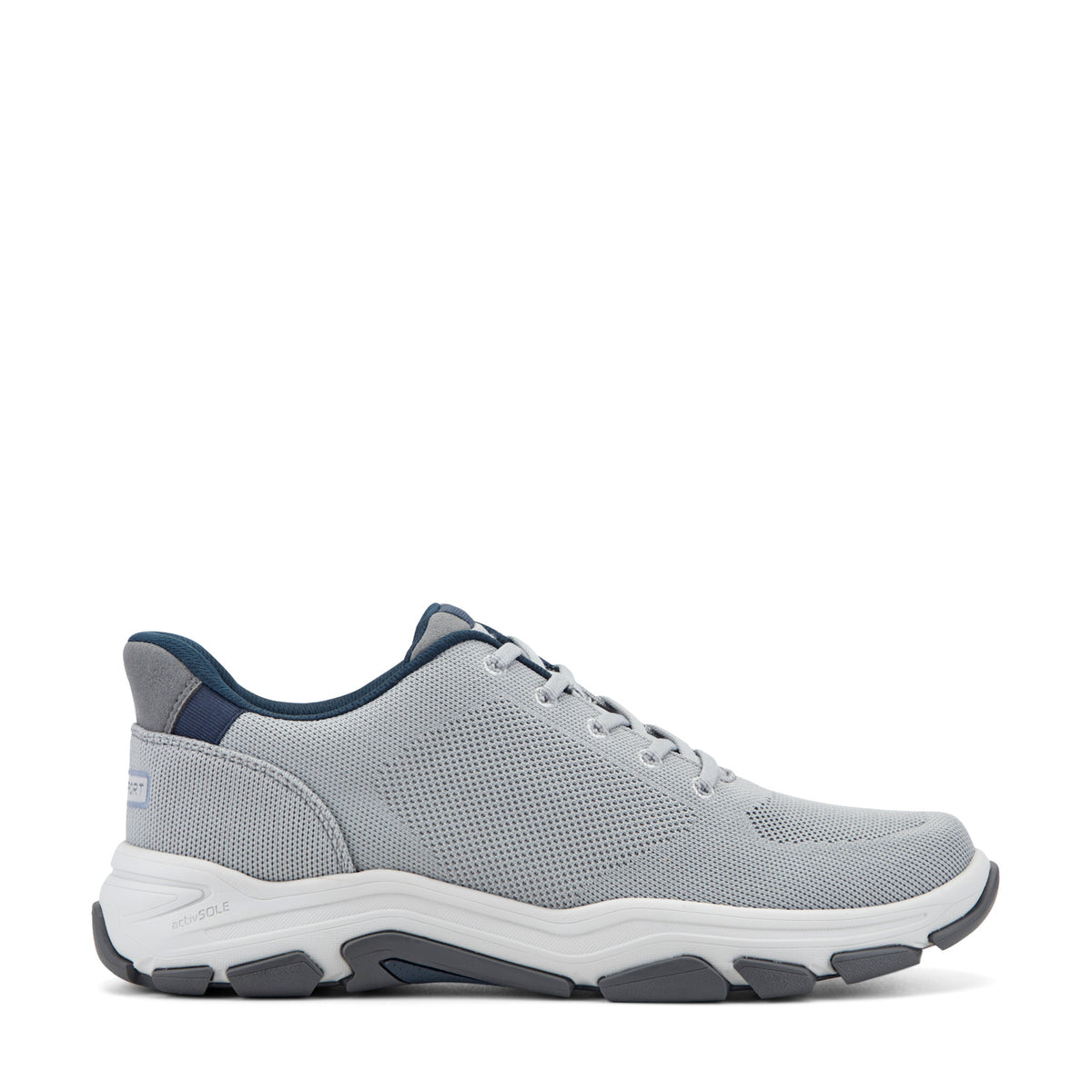 Rockport Flexible Lightweight Men\'s Gray Athletic Sneaker Size 12D‎ Rockport Mens K73517 Gray Sneakers Lace Up | Mercari main image 4