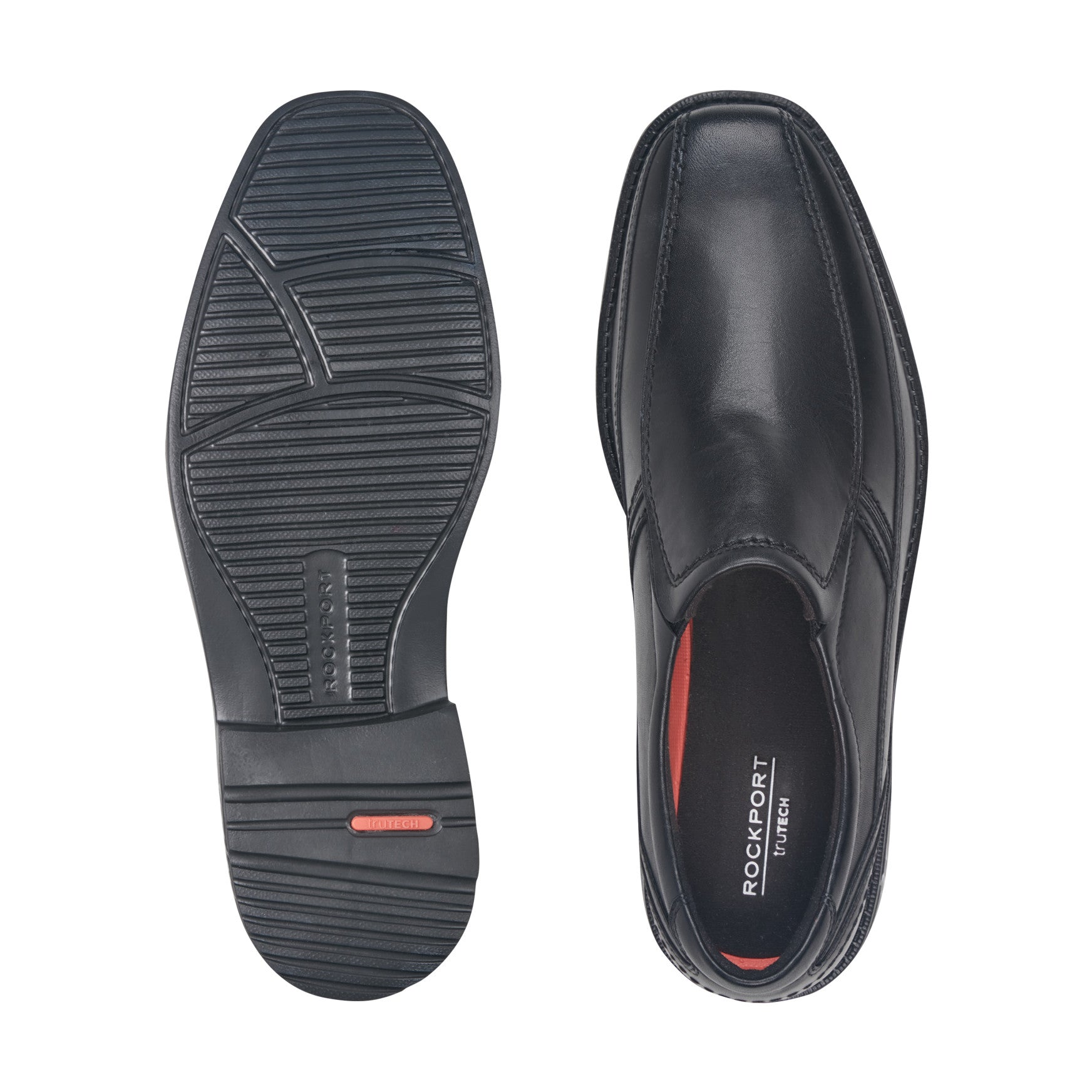 Men's Style Leader 2 Bike Toe Slip-On - Black Leather | Rockport
