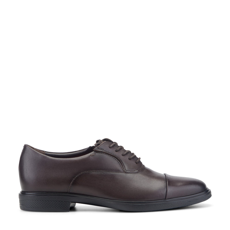 Men's Keefe Dress Cap Toe Lace-up Oxfords - Dark Brown Leather | Rockport Men's Keefe Dress Cap Toe Lace-up Oxfords - Dark Brown Leather | Rockport