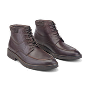 Men's Macklin Moc Toe Lace-Up Leather Boots