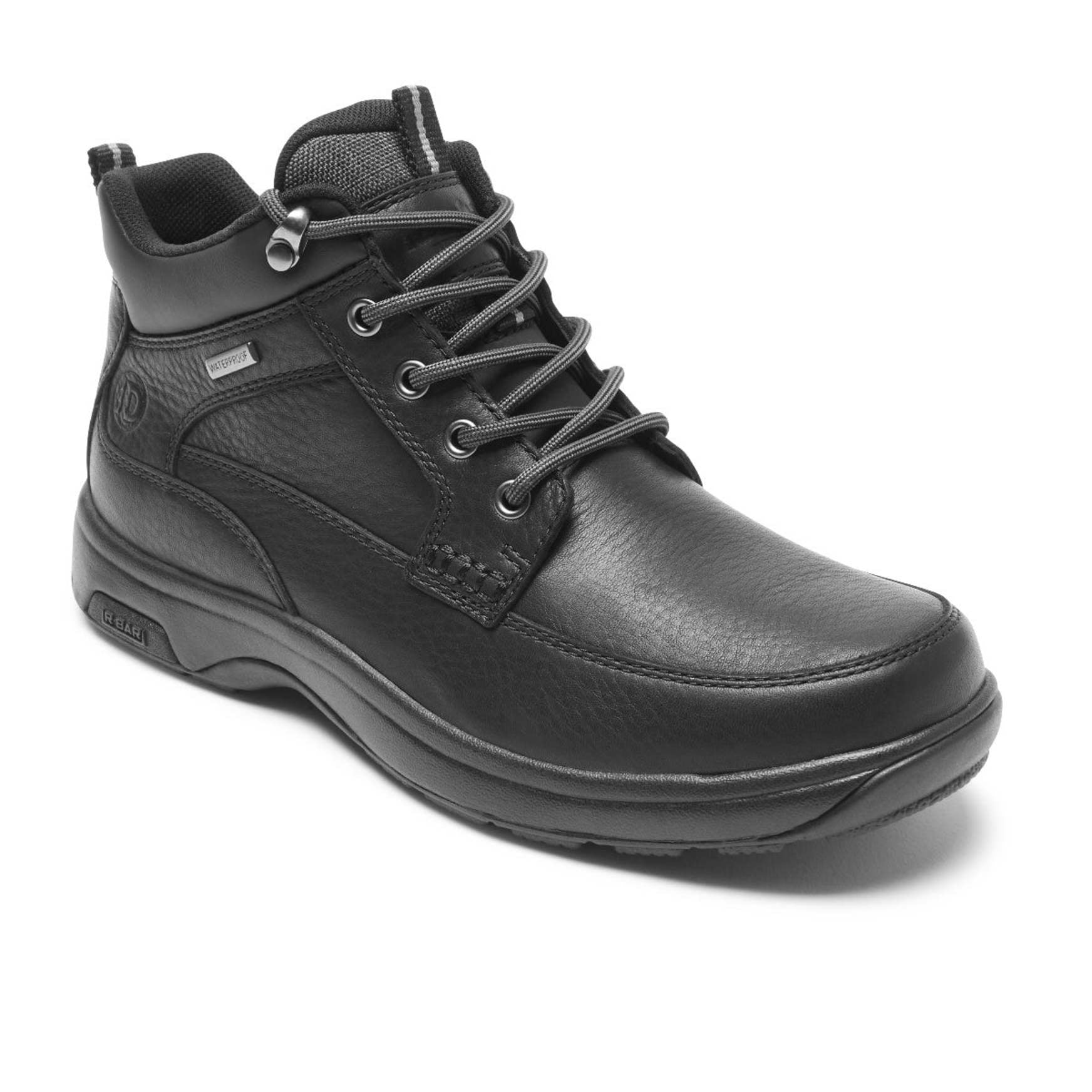 mens black waterproof dress boots Men's 8000 Waterproof Mid Boot - Black Leather