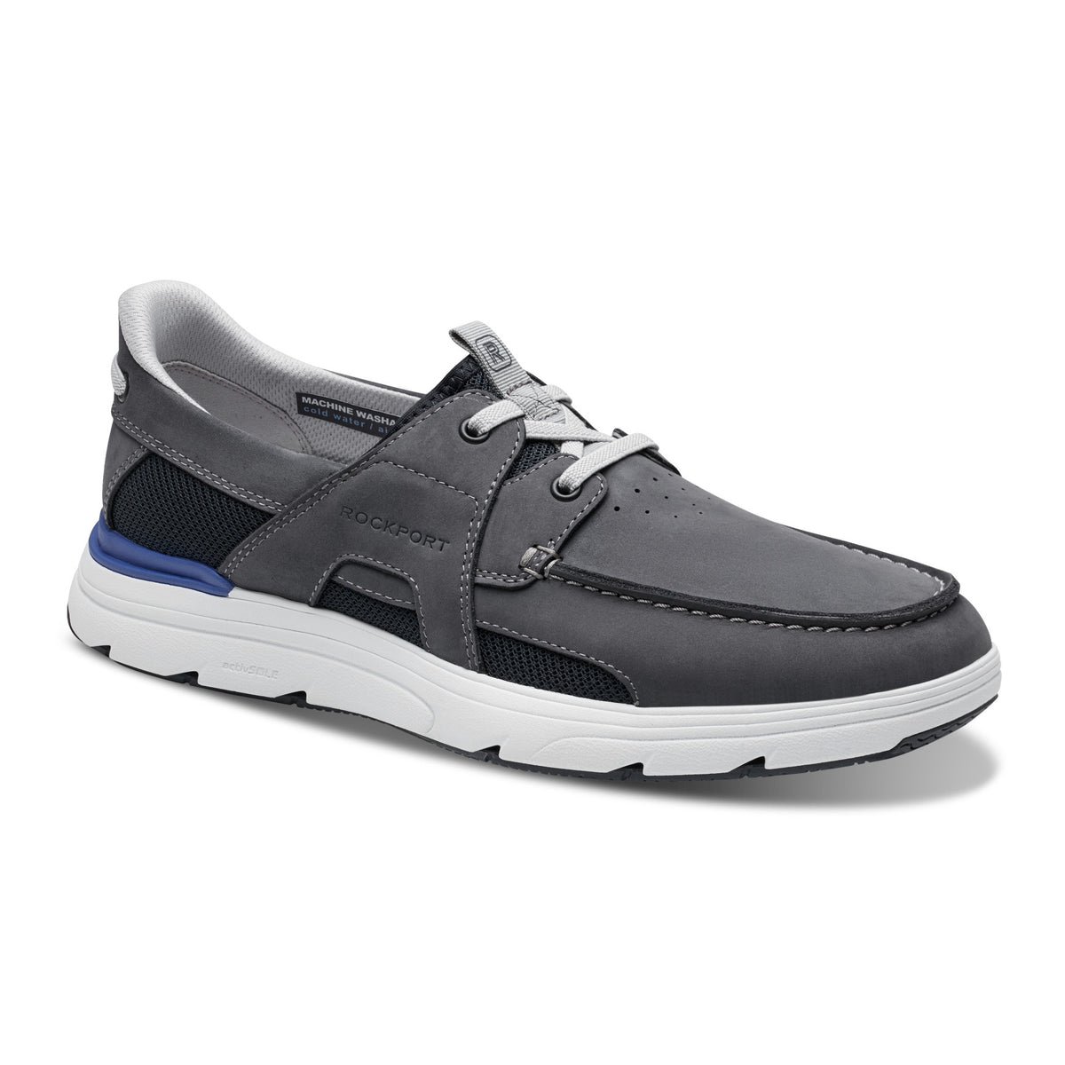 Men's Seadon Step Activated Sneakers - Dark Blue Nubuck | Rockport