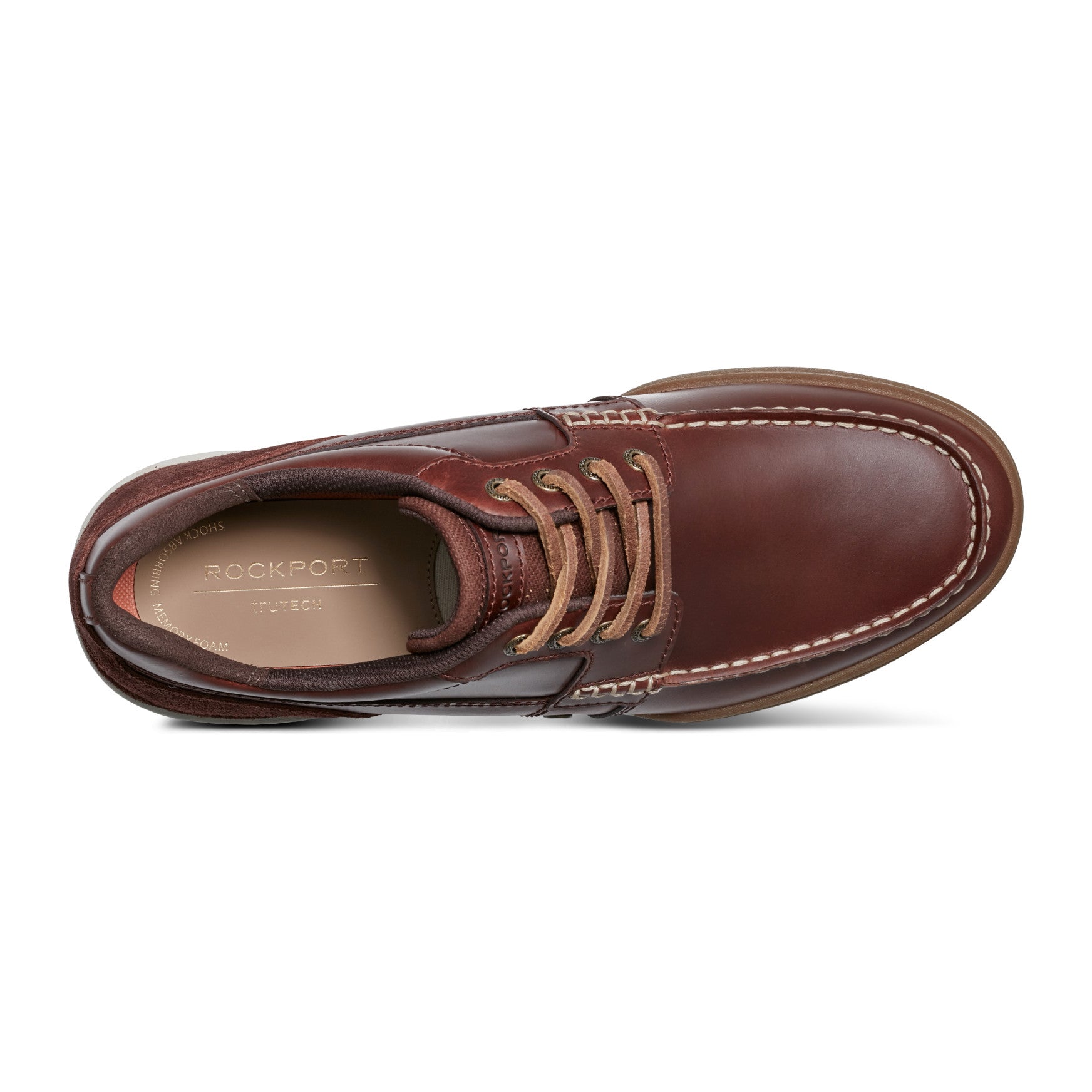 Men's Wentworth Round Toe Casual Flat Boat Shoe - Dark Natural