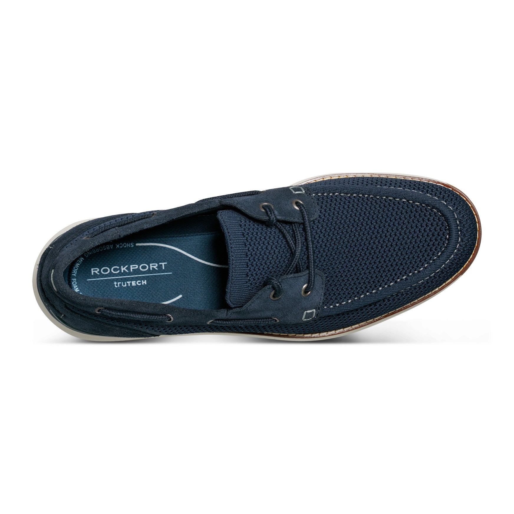 Men's Lyall Boat Shoes - Dark Blue | Rockport