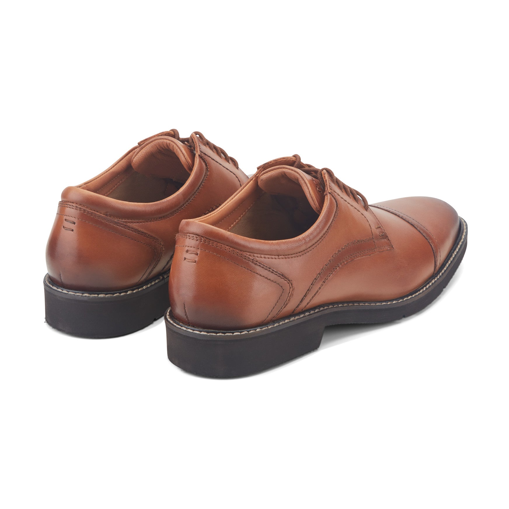 Men's Findlay Dress Lace-up Almond Toe Oxfords - Medium Natural Leather | Rockport Men's Findlay Dress Lace-up Almond Toe Oxfords - Medium Natural Leather | Rockport