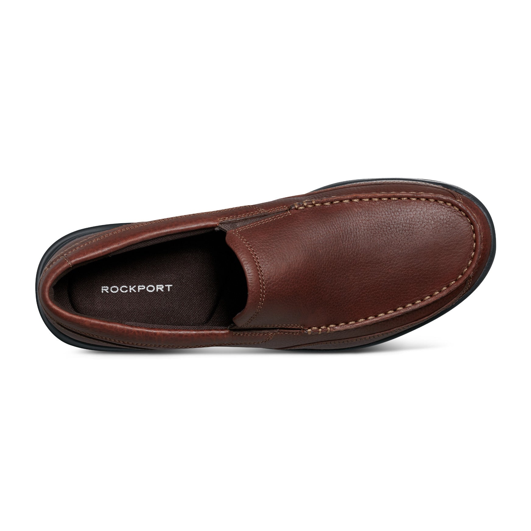 ponte ポンテ　st pour homme hw pour homme Men's Junction Point Slip-Ons - Chocolate Leather | Rockport