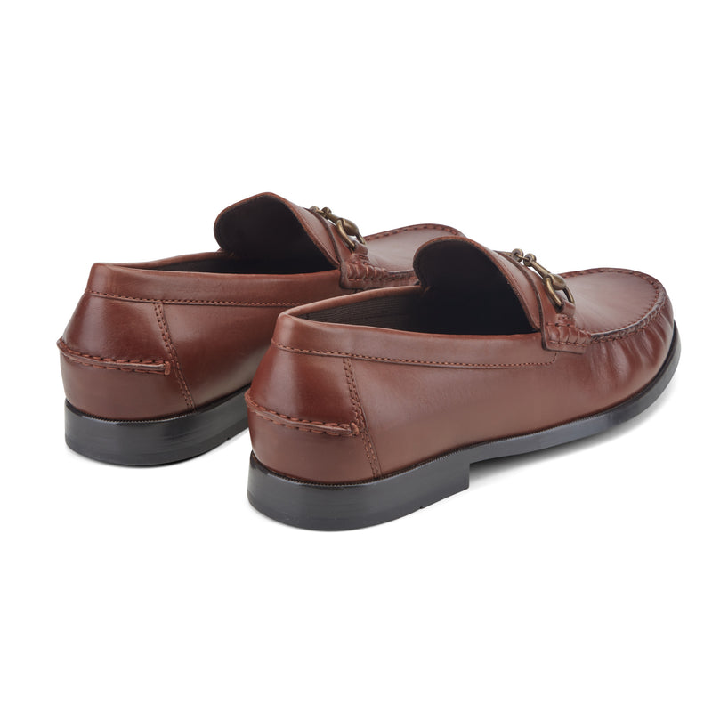 Men's Whit Dress Slip-on Classic Bit Loafers