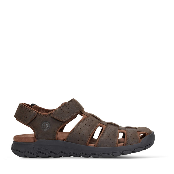 Rockport Fisherman Sandals Men’s Size 10 Brown Leather Casual Comfort Easy Close Rockport Fisherman Sandals Men main image 3