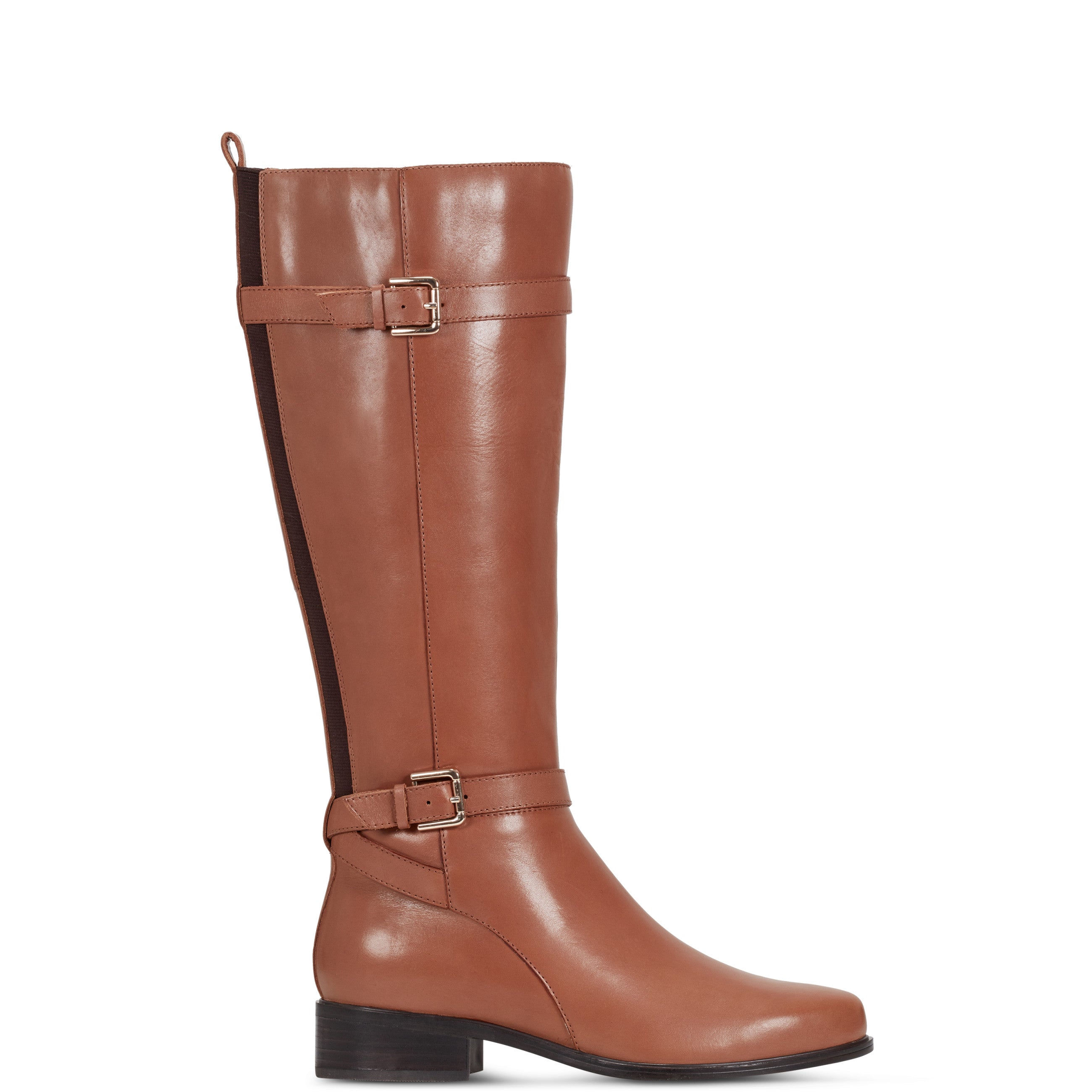 Women's Harper Riding Wide Calf Boot with Buckle Natural Rockport