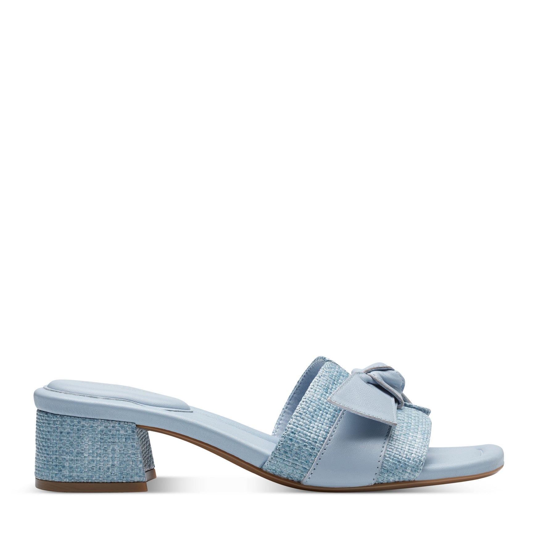 Women's Carsie Block Heel Square Toe Slip-on Sandals