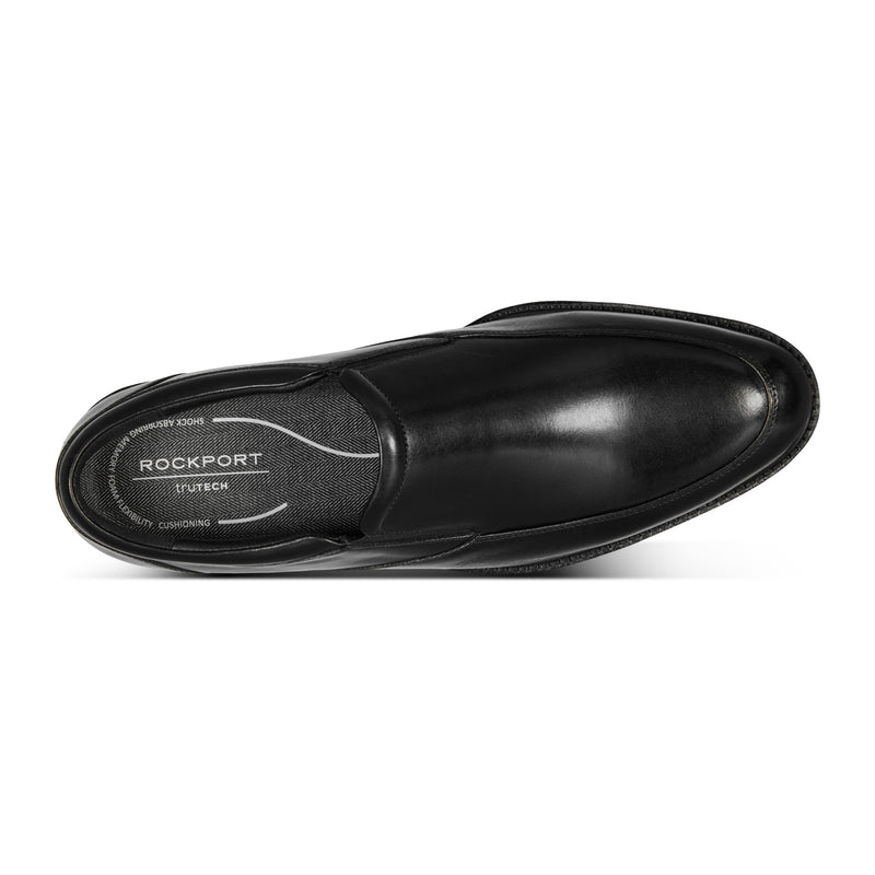 Men's Folton Almond Toe Slip-Ons - Black Men's Folton Almond Toe Slip-Ons - Black