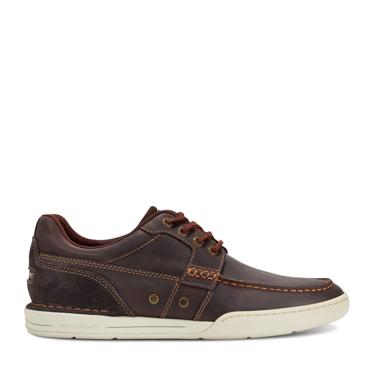 Rockport Mens Wentworth Brown Shoes (NWT) Rockport Wentworth Casual Lace-Ups, Brown - Size: 11.5 D  main image 2