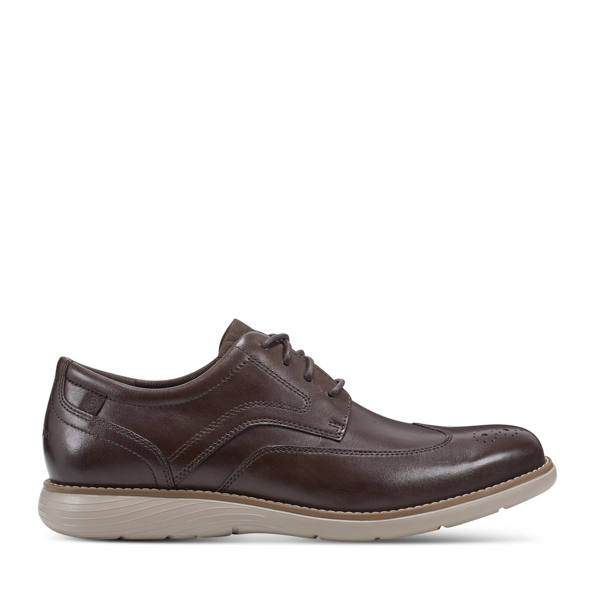 Rockport Men’s 12 Brown Leather Garett Wingtip Derby Shoes CH4305 Professional Men main image 2