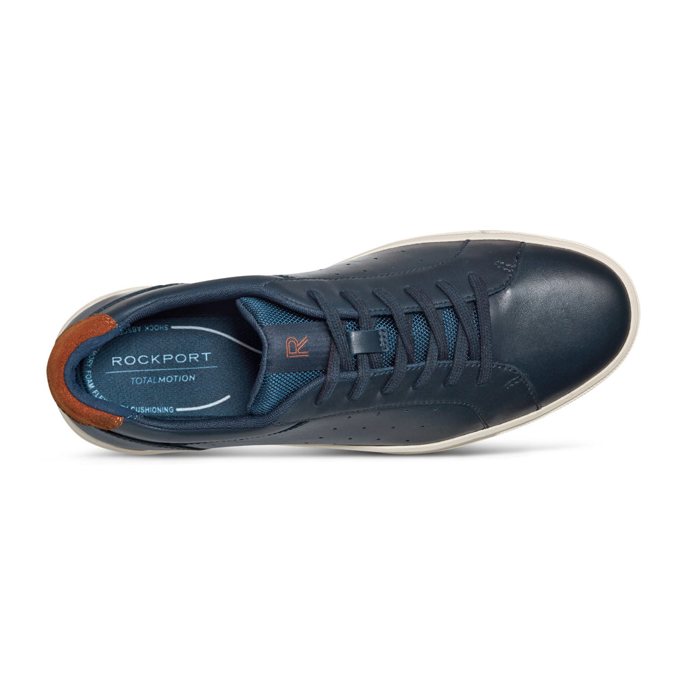 Men's Total Motion Tarquin Lace-up Casual Sneakers - Dark Blue | Rockport