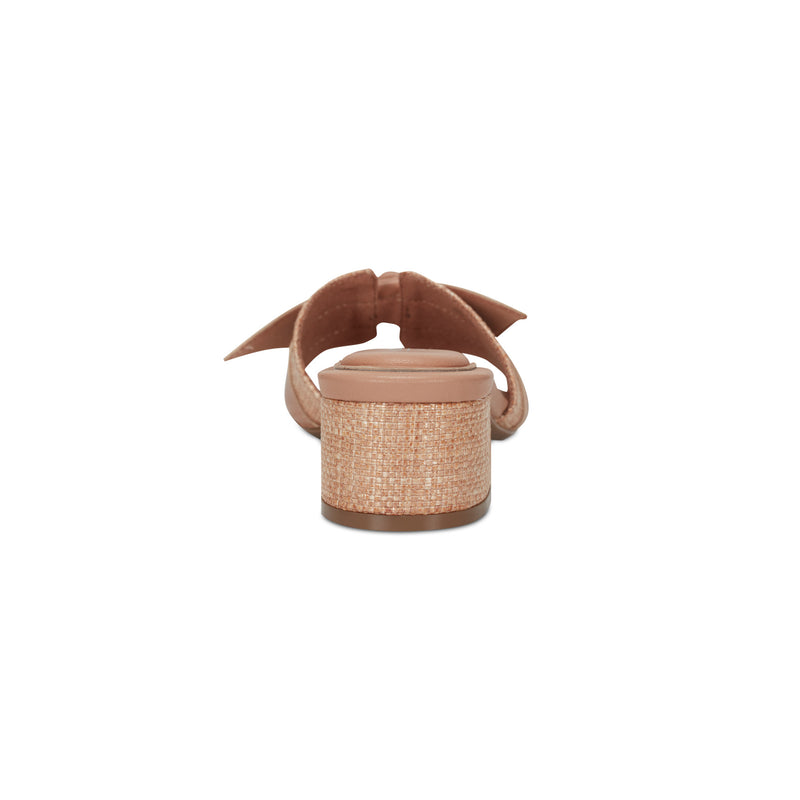 Women's Carsie Block Heel Square Toe Slip-on Sandals