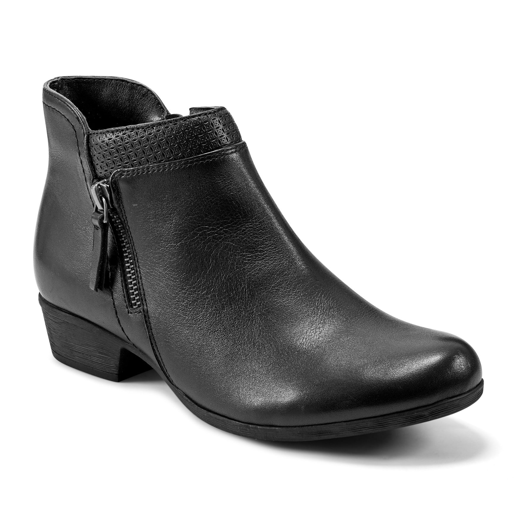 Rockport Black Leather Ankle Boots Women main image 2