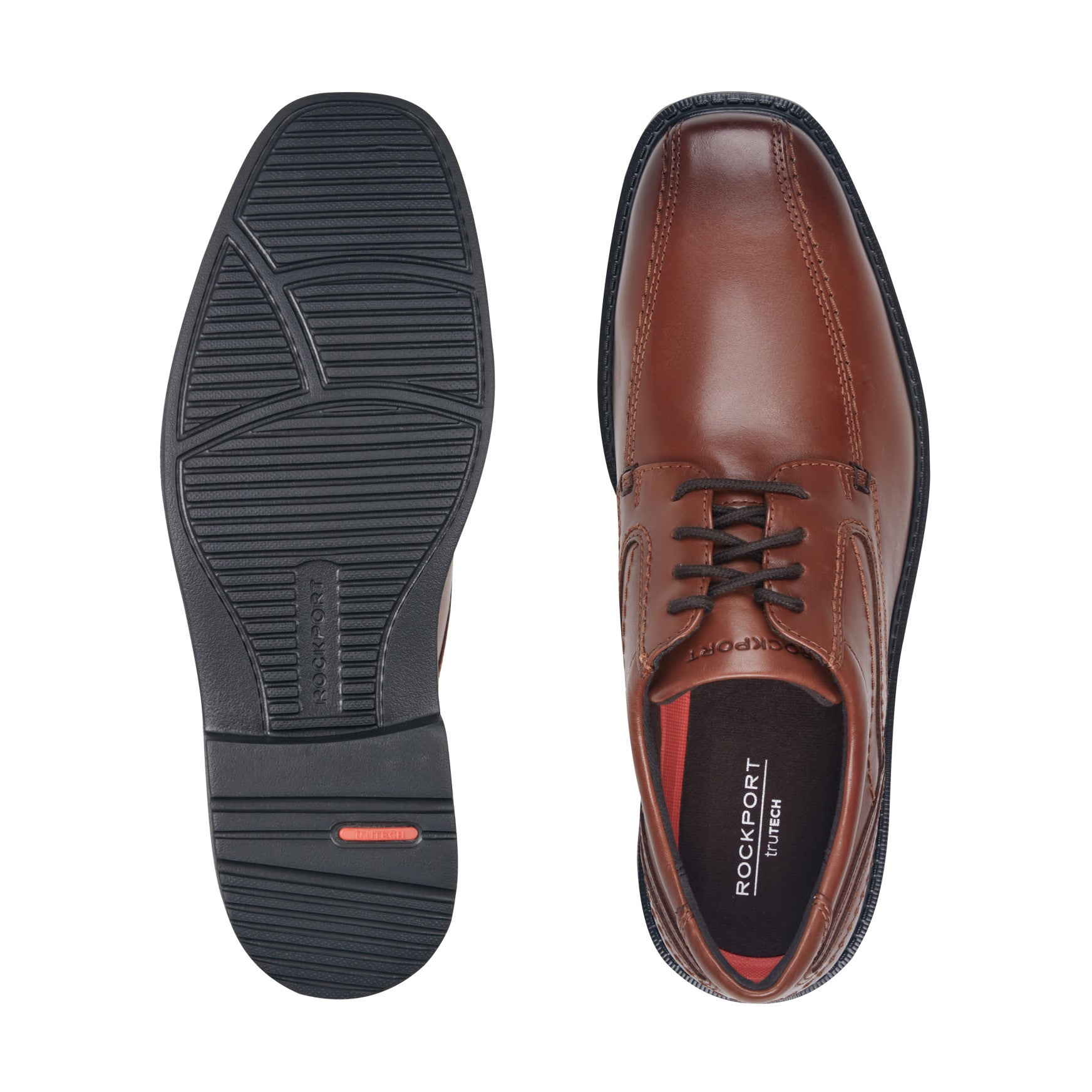 Men's Style Leader 2 Bike Toe Oxford - New Brown Gradient Leather