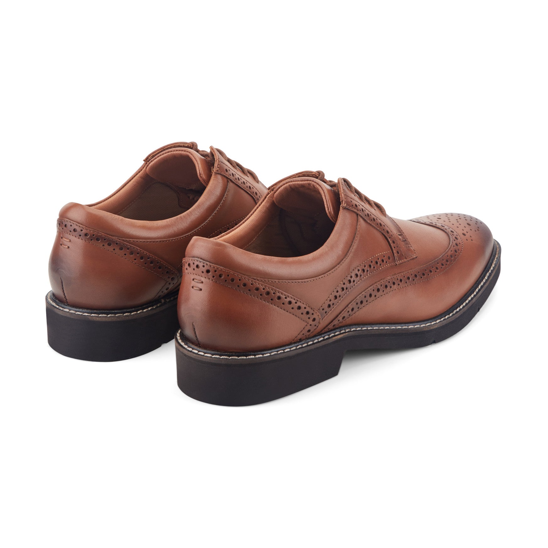 men's fallo dress lace-up almond toe oxfords Men's Fallo Dress Lace-up Almond Toe Oxfords - Medium Natural Leather