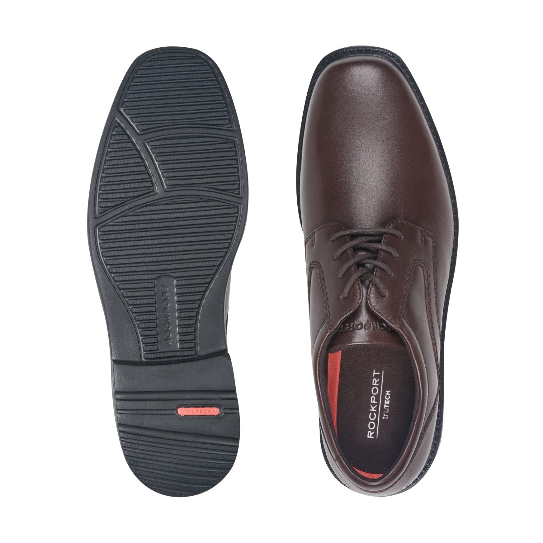 Men's Style Leader 2 Plain Toe Oxford - Dark Brown Leather | Rockport