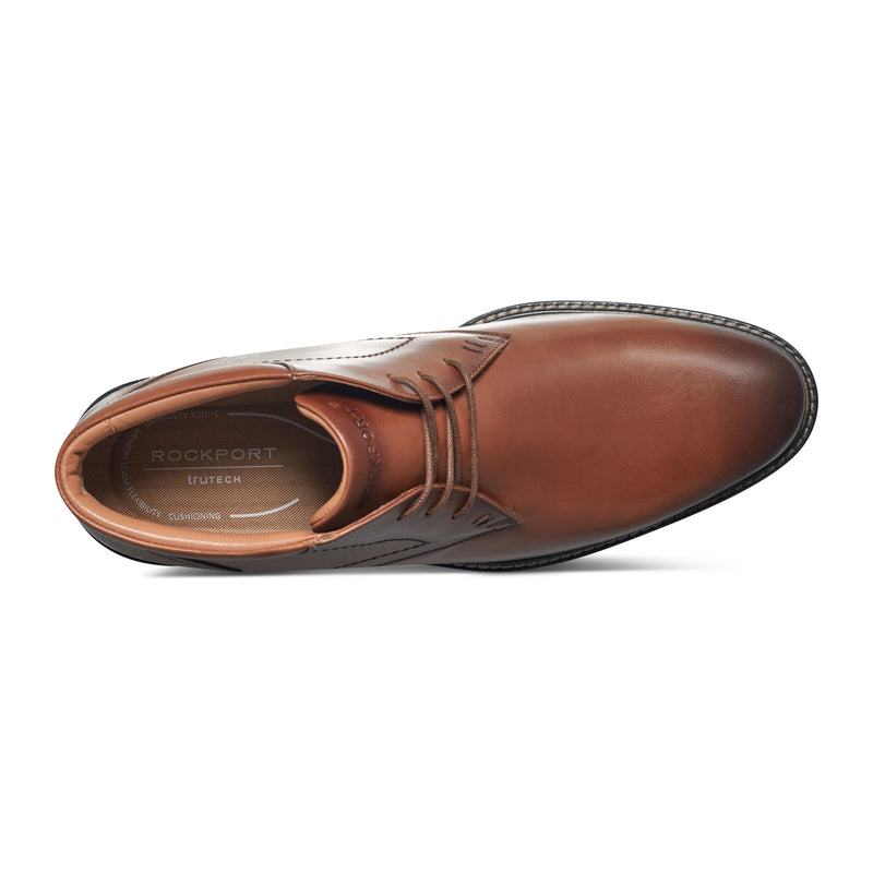 Men's Flynn Lace-up Almond Toe Casual Boots