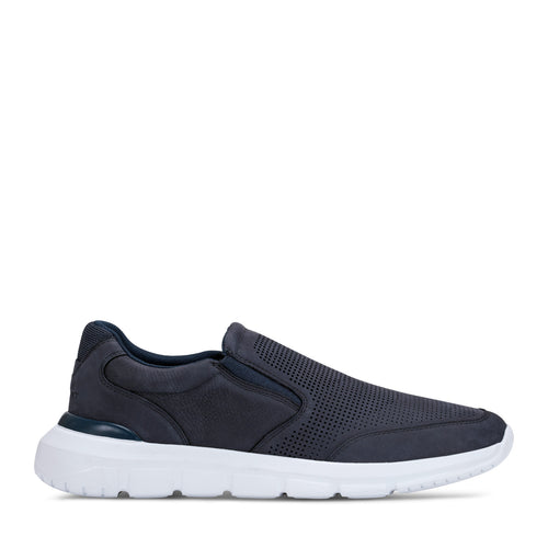 GENUINE LEATHER Men's Jaimin Slip-on Sneakers