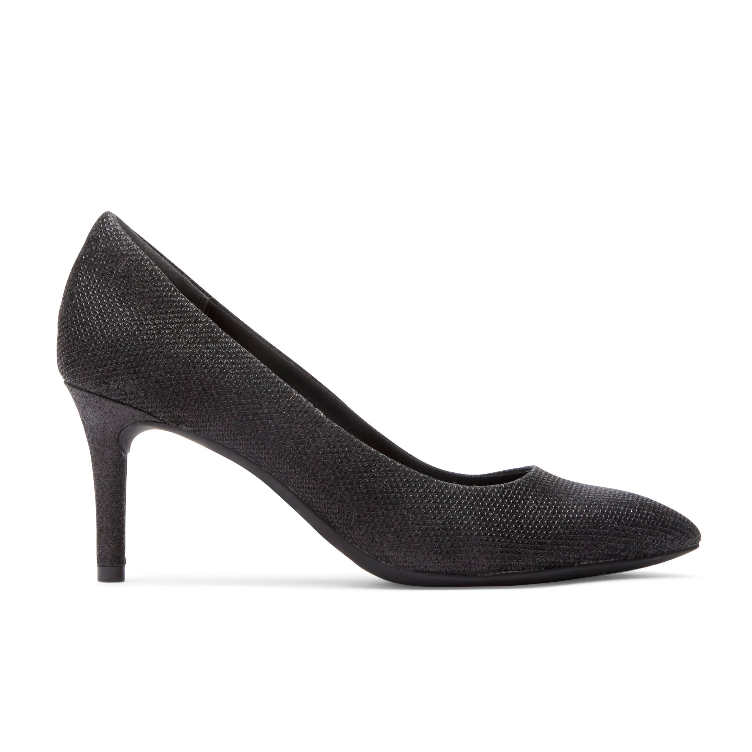 Women's Total Motion 75mm Pointed Toe Heel Black Rockport