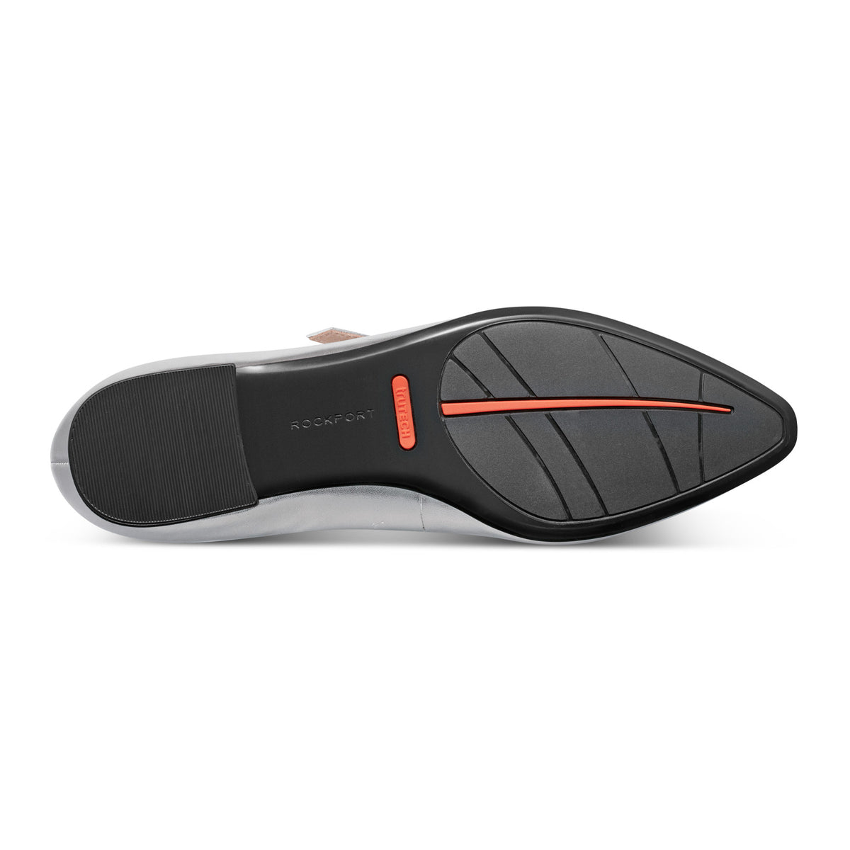 Women's Taren Total Motion Pointy Toe Dress Flats - Pewter Leather ...