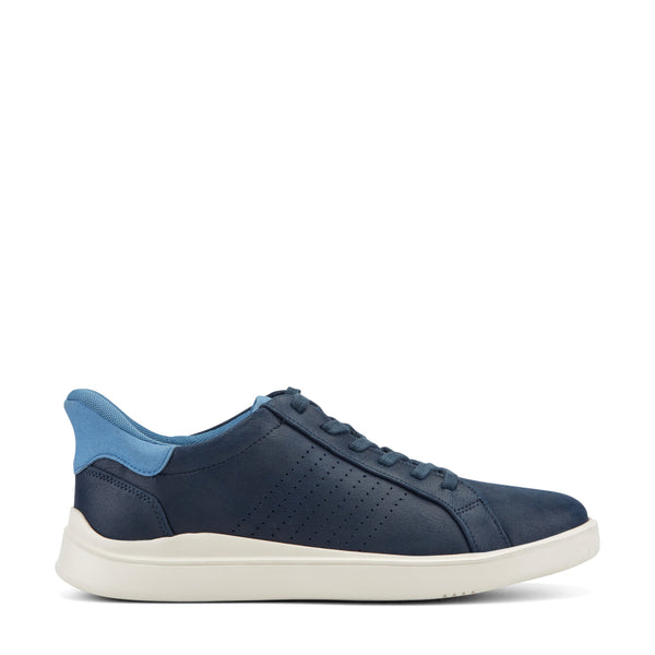 Men's Tristen Step Activated Lace-Up - Dark Blue Leather | Rockport
