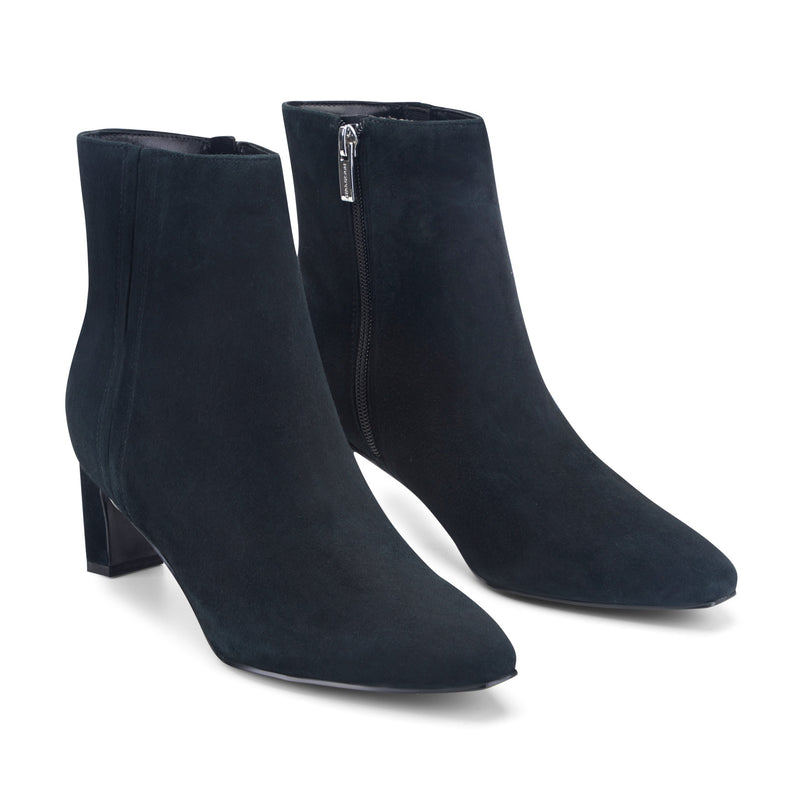 Women's Marisa Total Motion Dress Booties - Black Suede | Rockport Women's Marisa Total Motion Dress Booties - Black Suede | Rockport